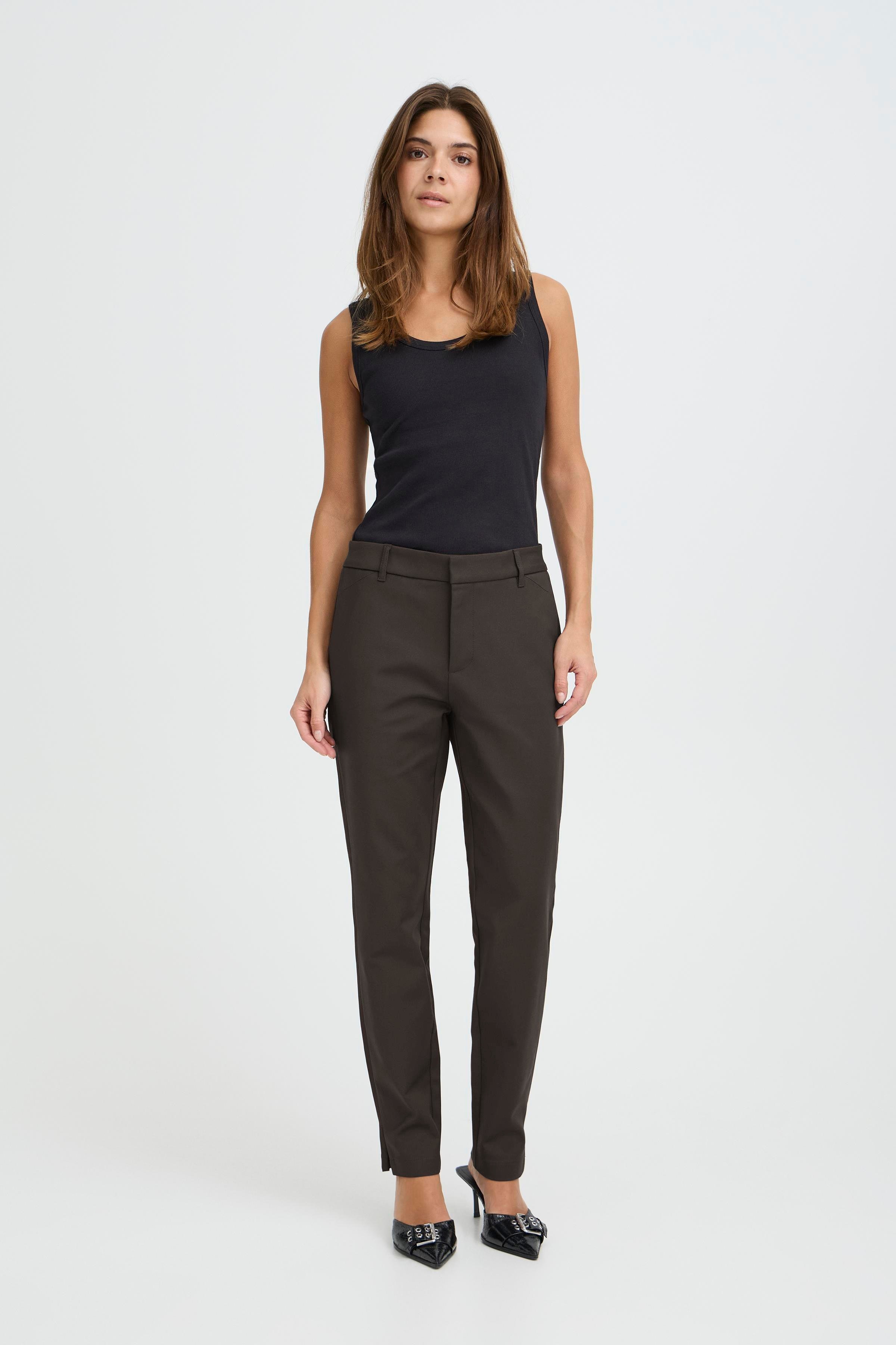 PZBINDY High Waist, Ankle Skinny Leg Bukser LOOKBOOK FRONT 50210331-191103