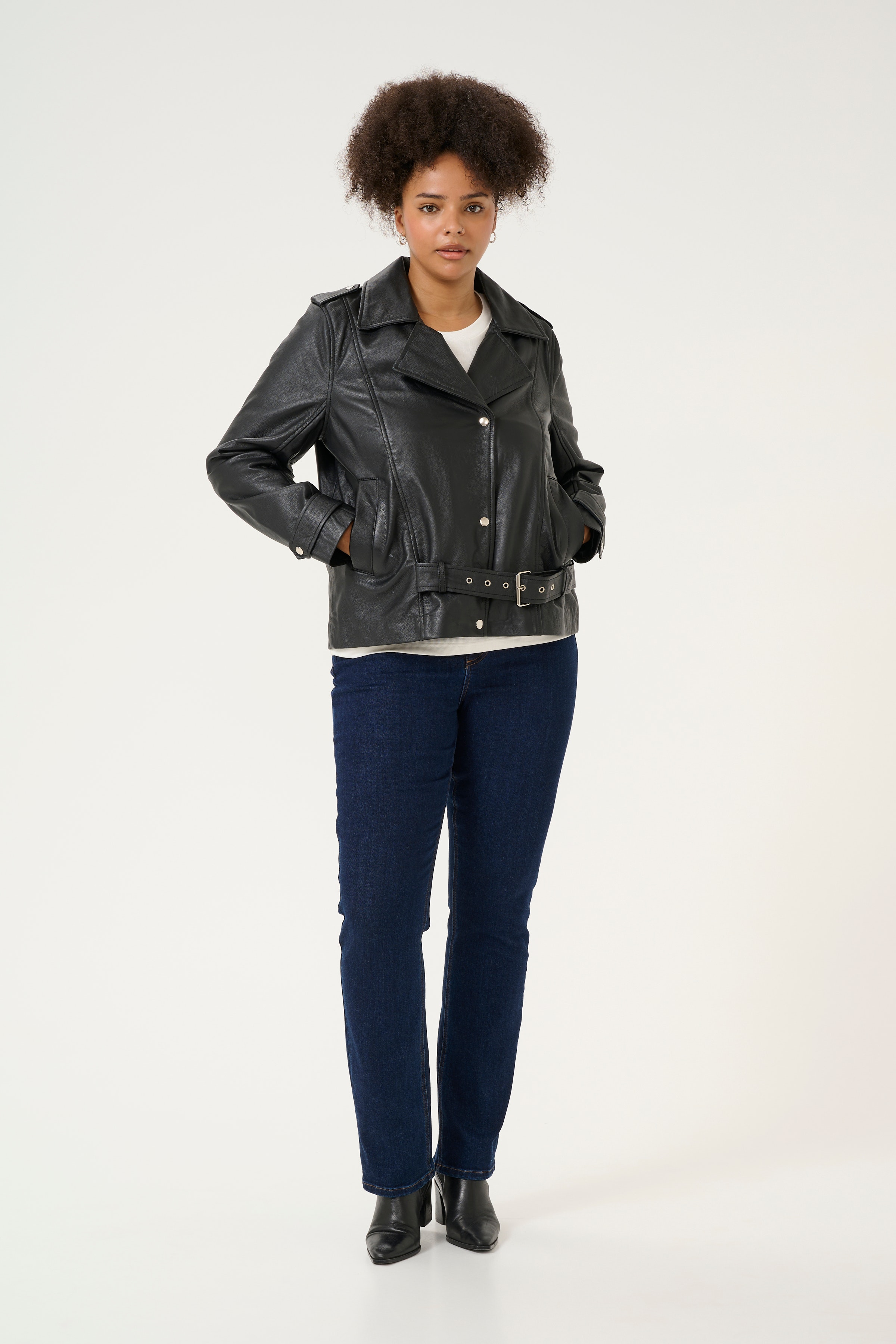 KCsuena Veste en cuir LOOKBOOK FRONT 10583129-100121