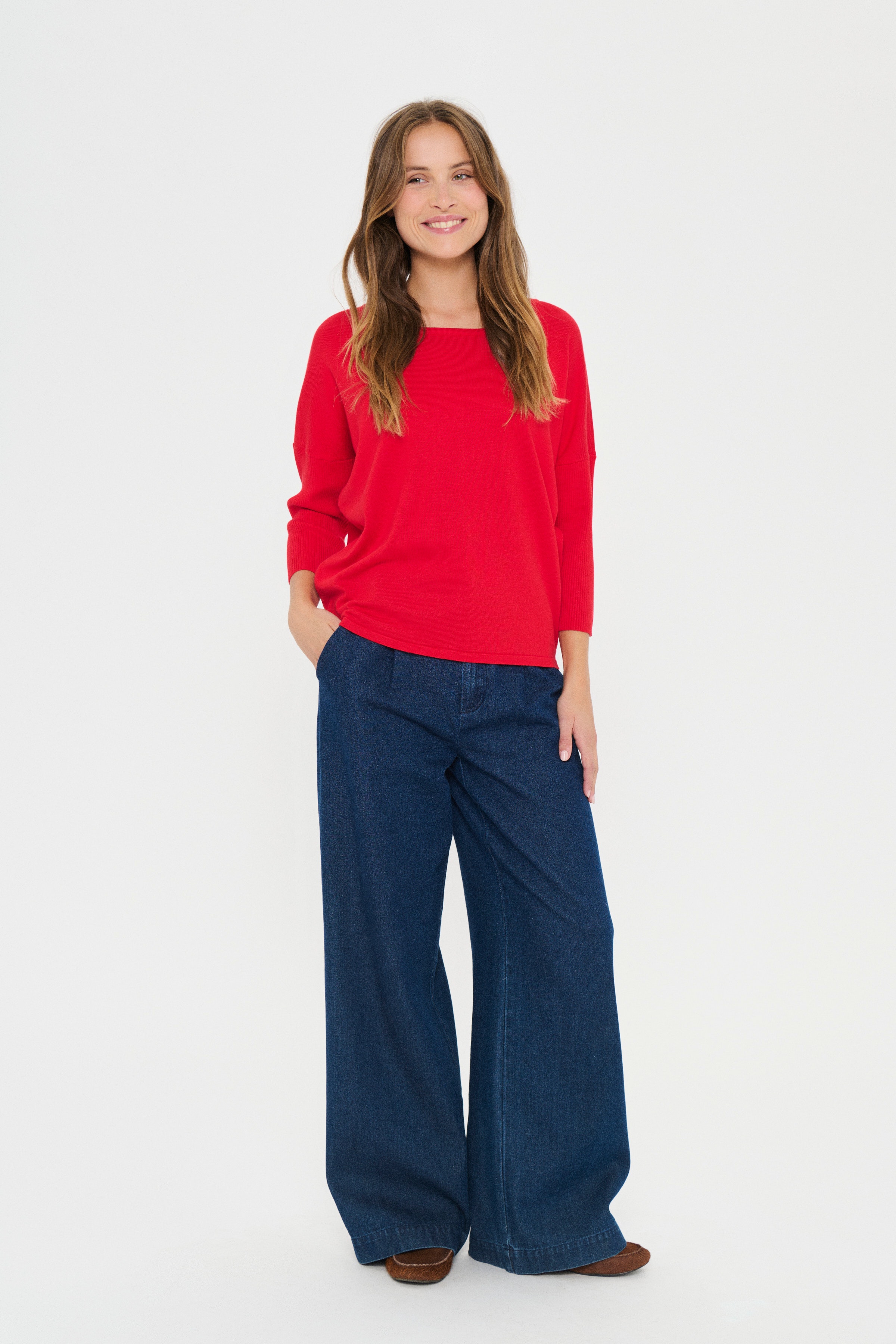 MilaSZ R-Neck Pullover LOOKBOOK FRONT 30500003-181663