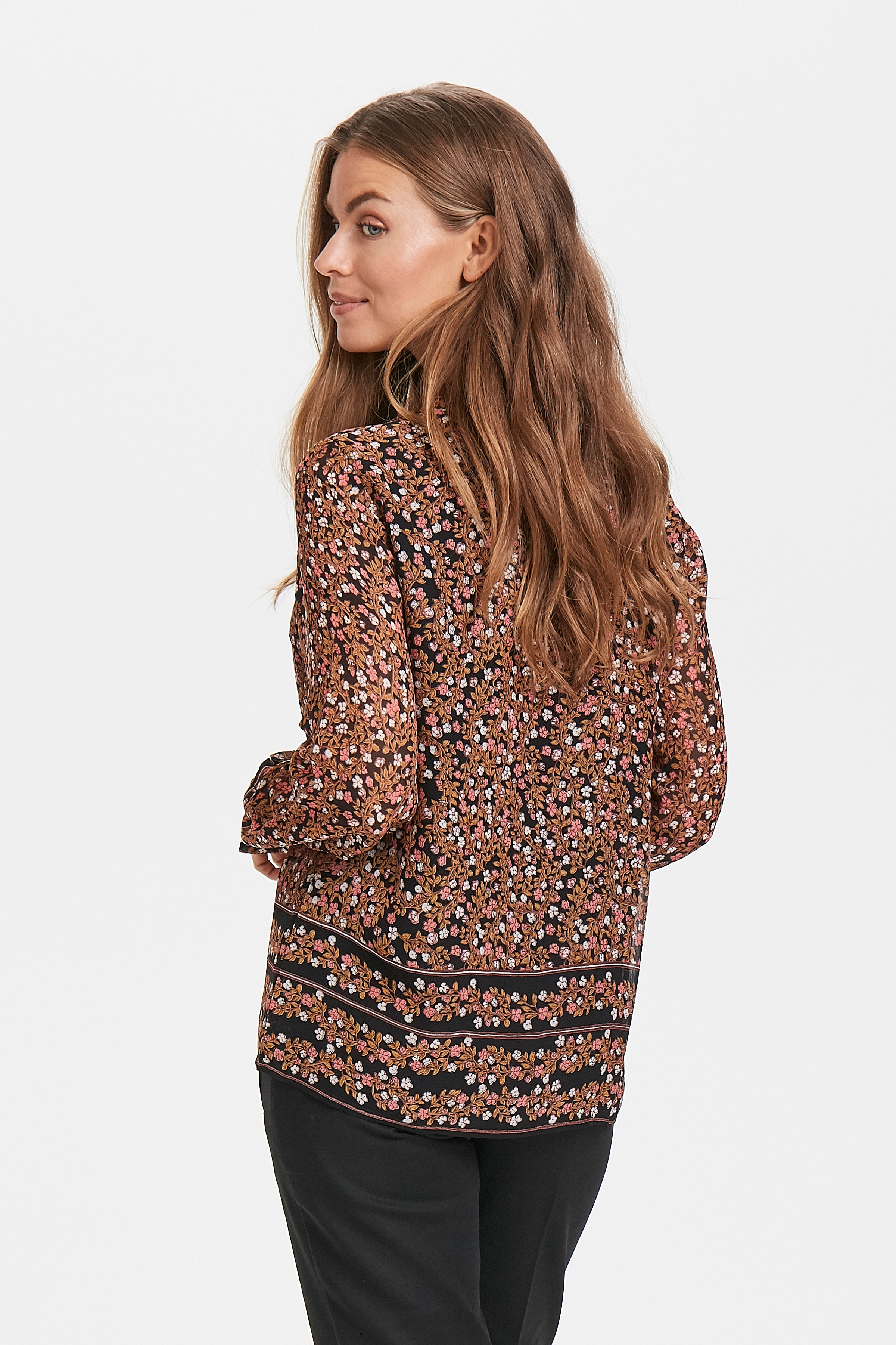 Blouse with long sleeve LOOKBOOK BACK 30304305-30901