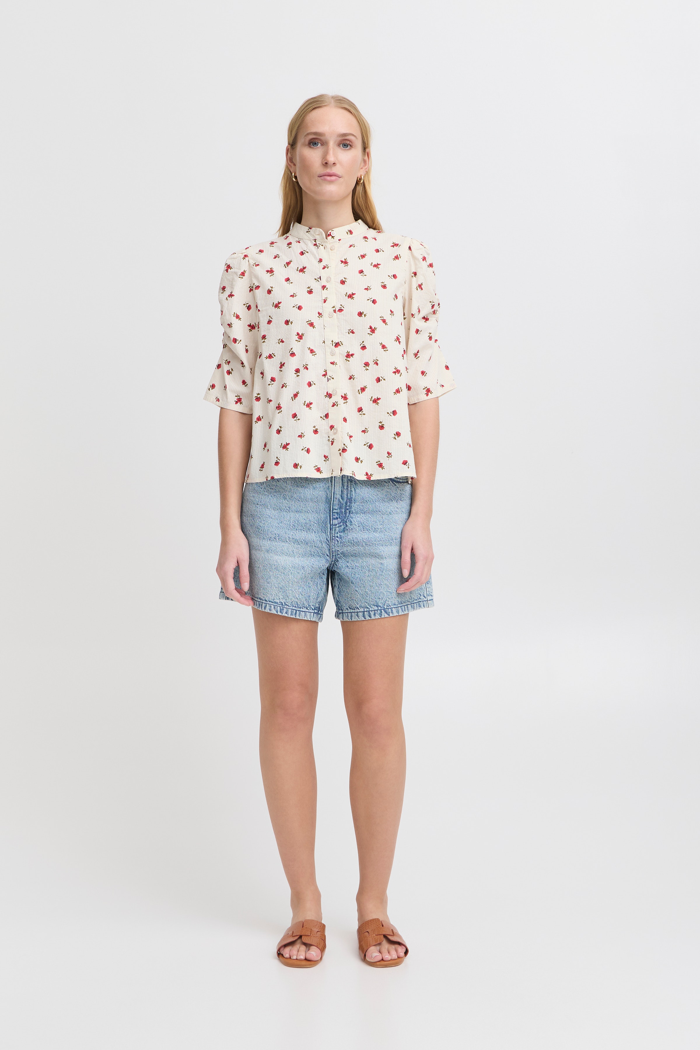 Kortermet skjorte LOOKBOOK FRONT 20123471-204434