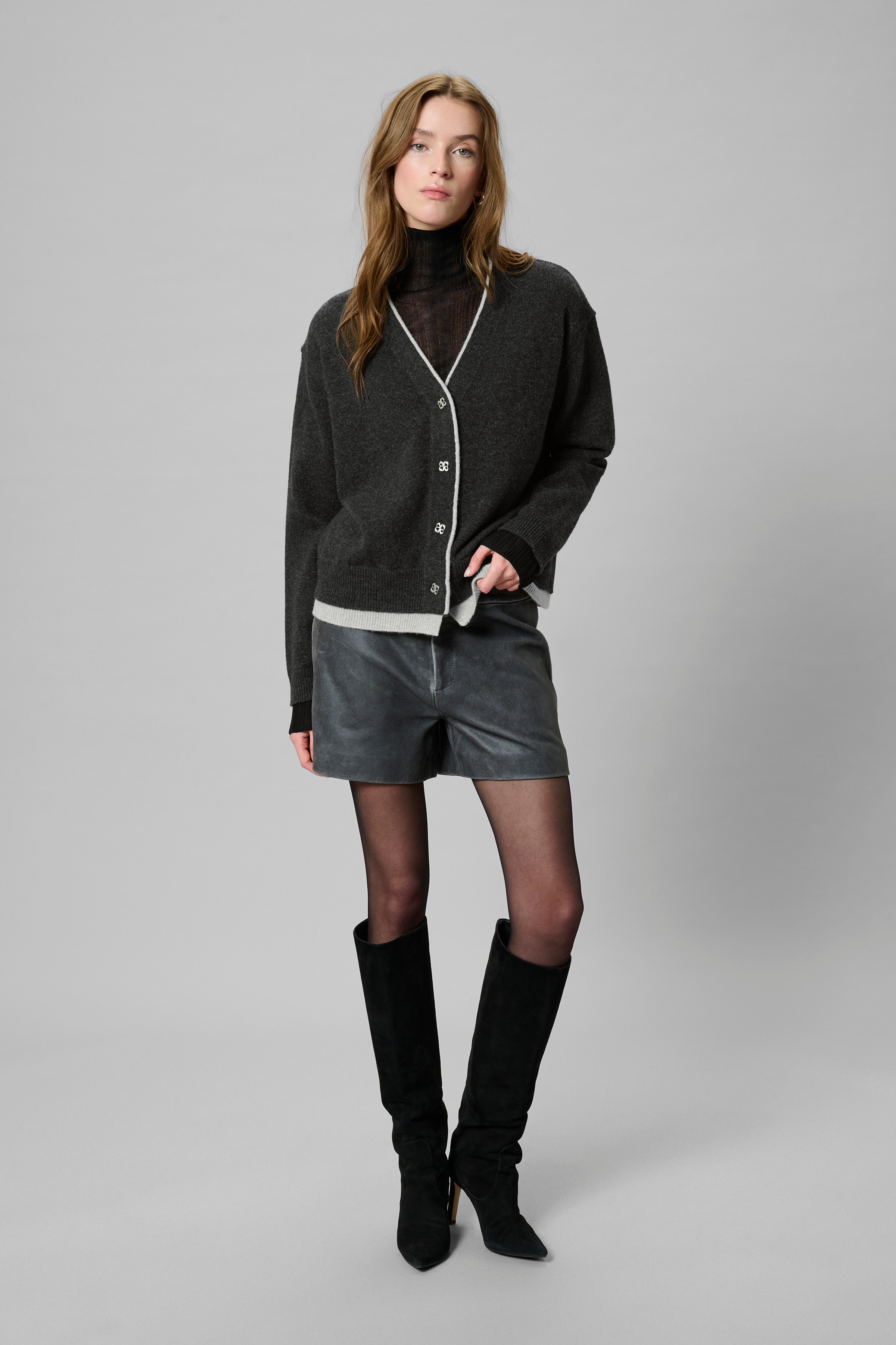 MWTracy Cardigan aus 100% Wolle LOOKBOOK FRONT 10705366-100379