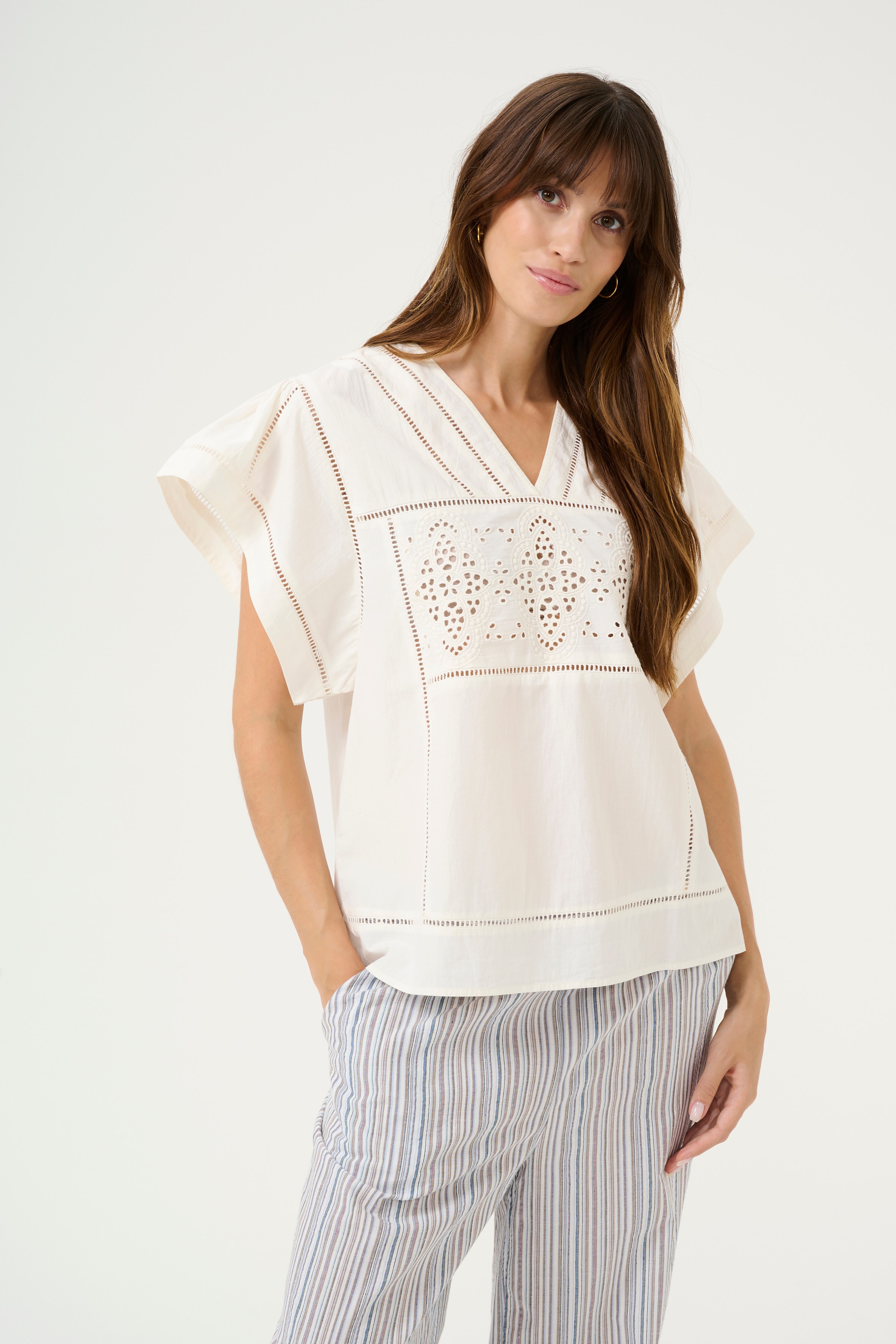 CUleso Bluse LOOKBOOK FRONT 50111832-500013