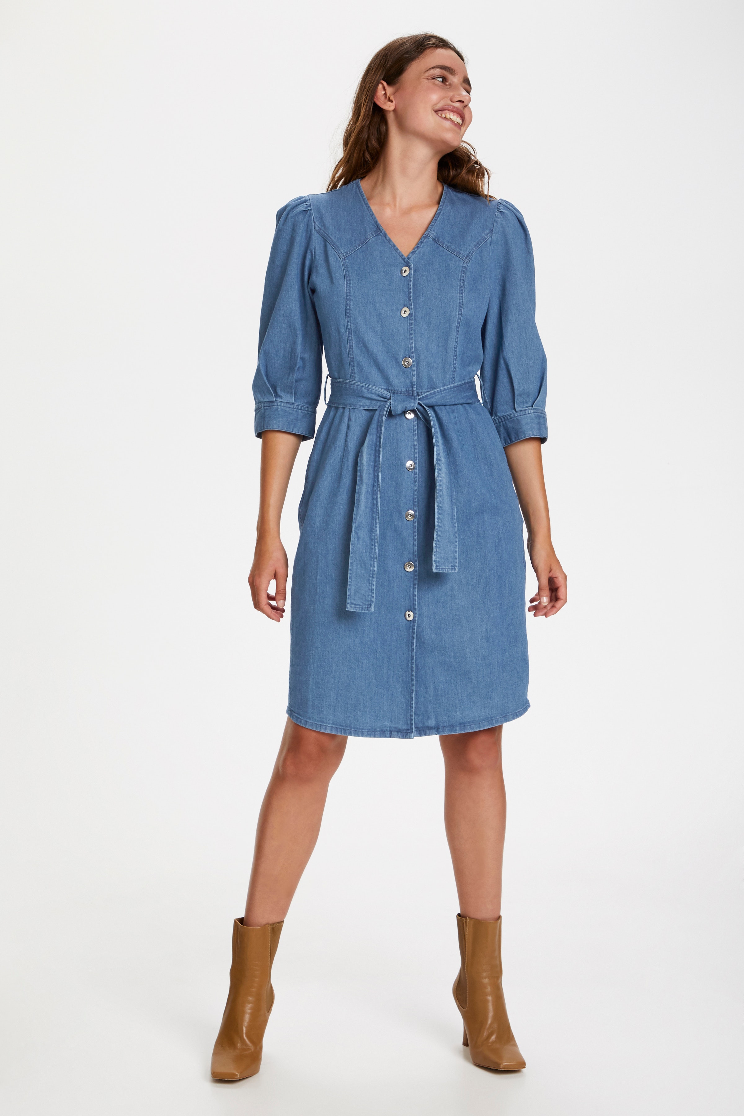 Denim dress LOOKBOOK FRONT 30405013-300377