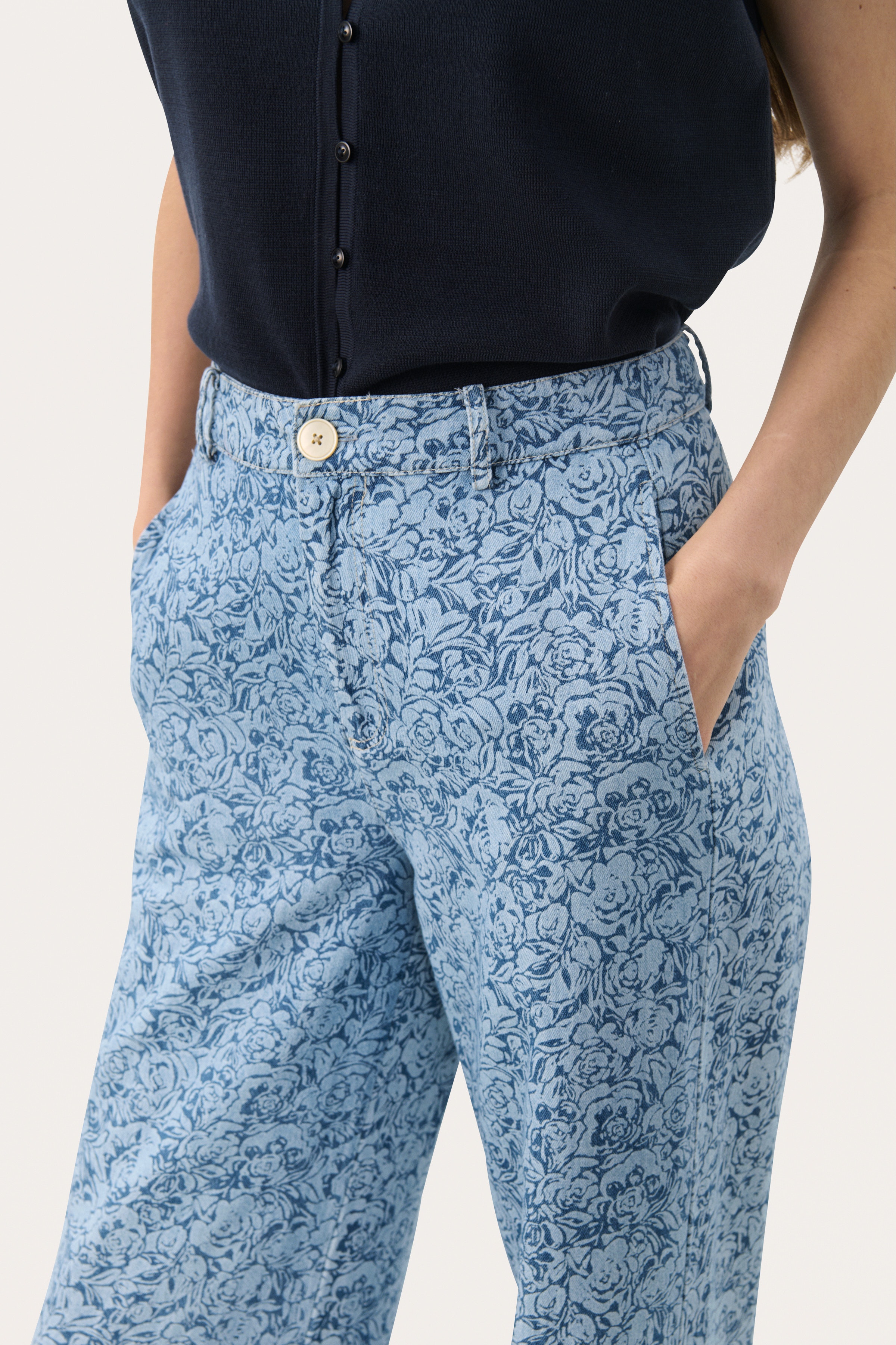 CoraliePW Denim Trousers LOOKBOOK DETAIL 30309502-303611