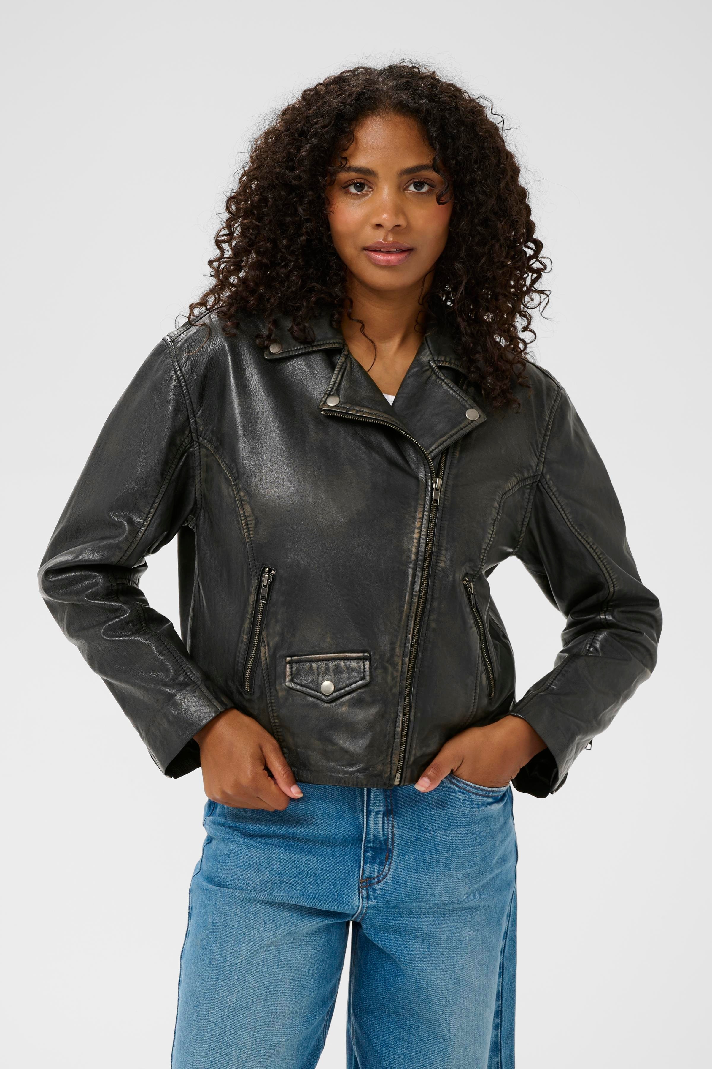 KAjane Veste en cuir LOOKBOOK FRONT 10508826-106102