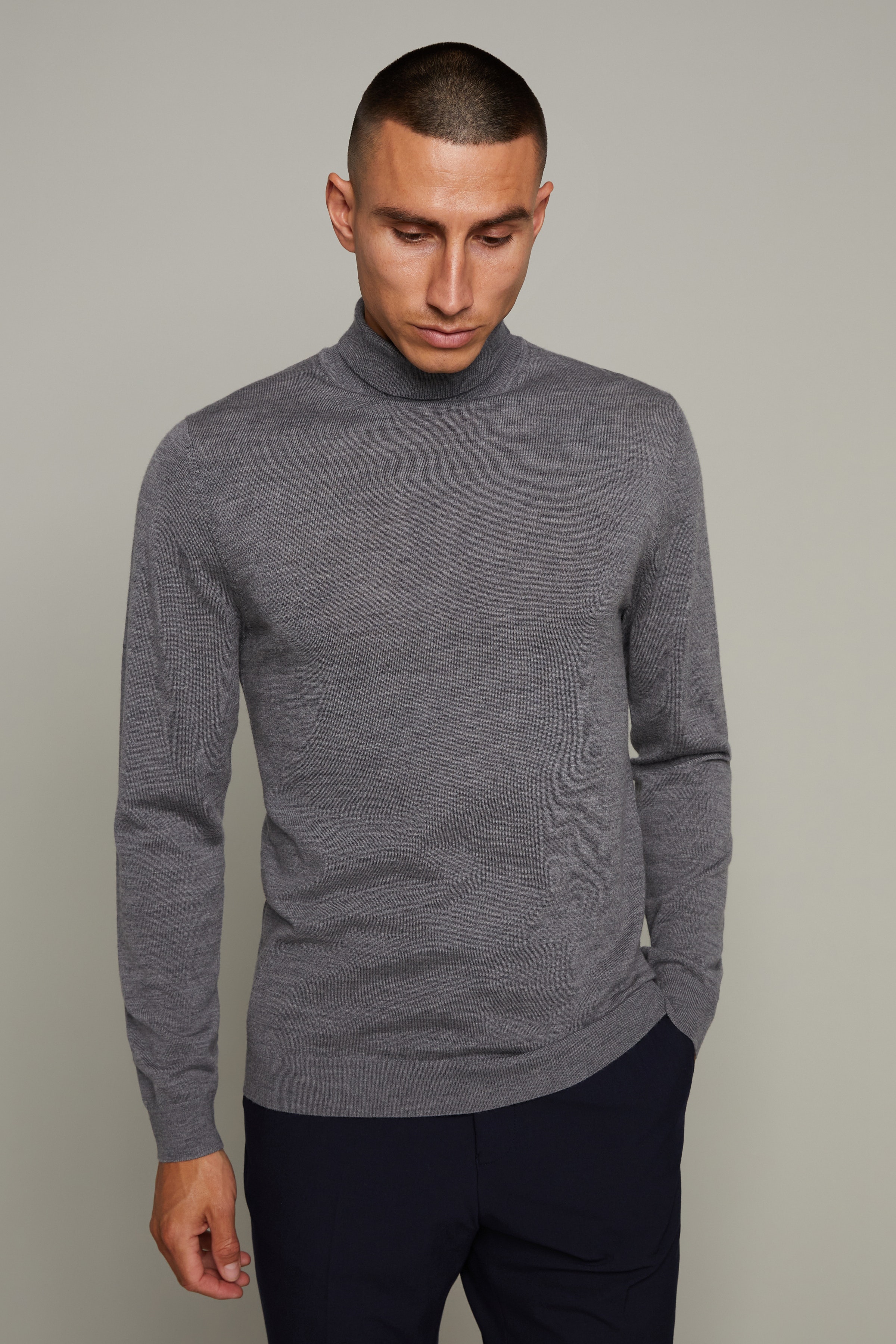 MAparcusman Merino Strickpullover LOOKBOOK FRONT 30204905-300271