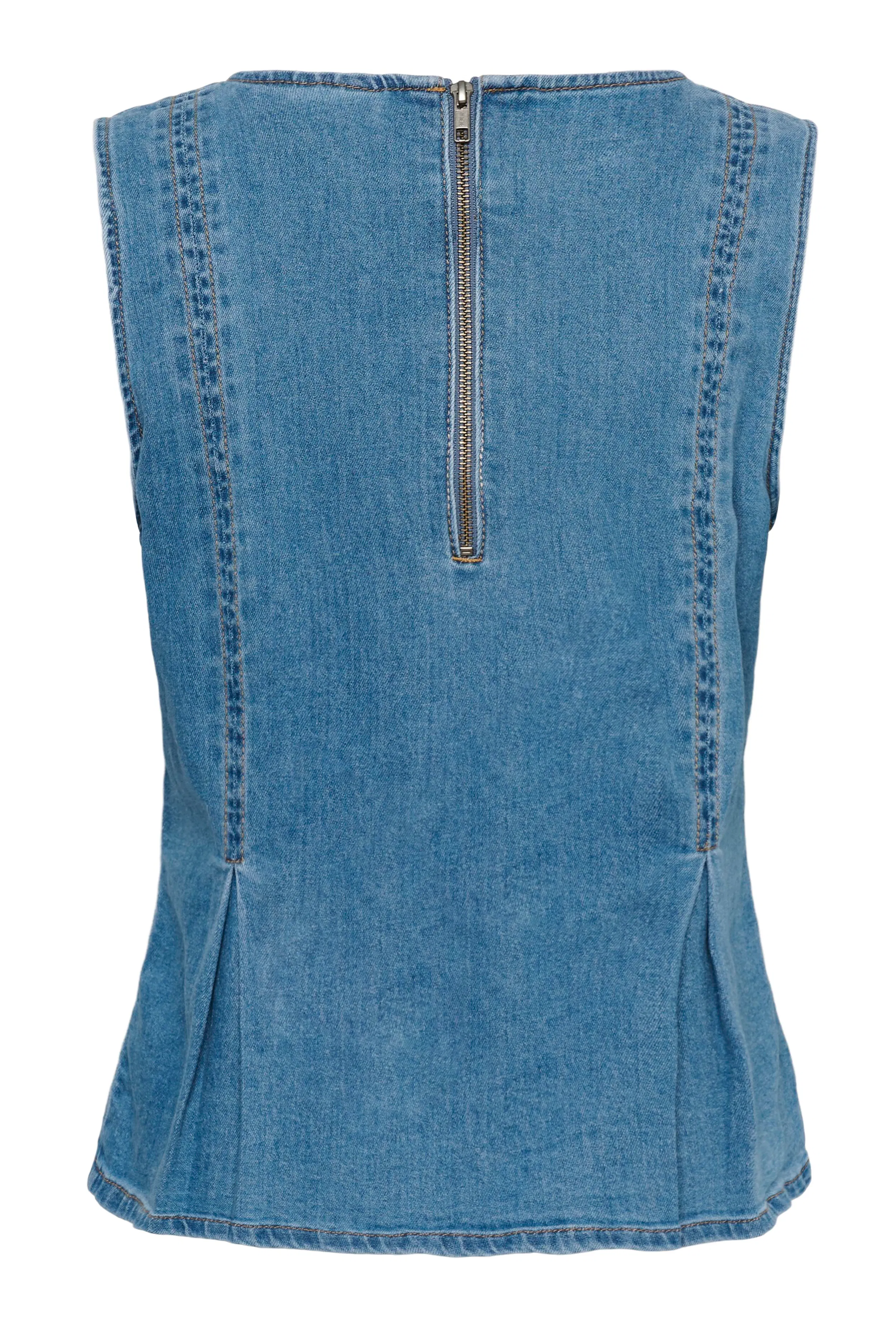 MWLara Denim top PACK FRONT 10705596-100053