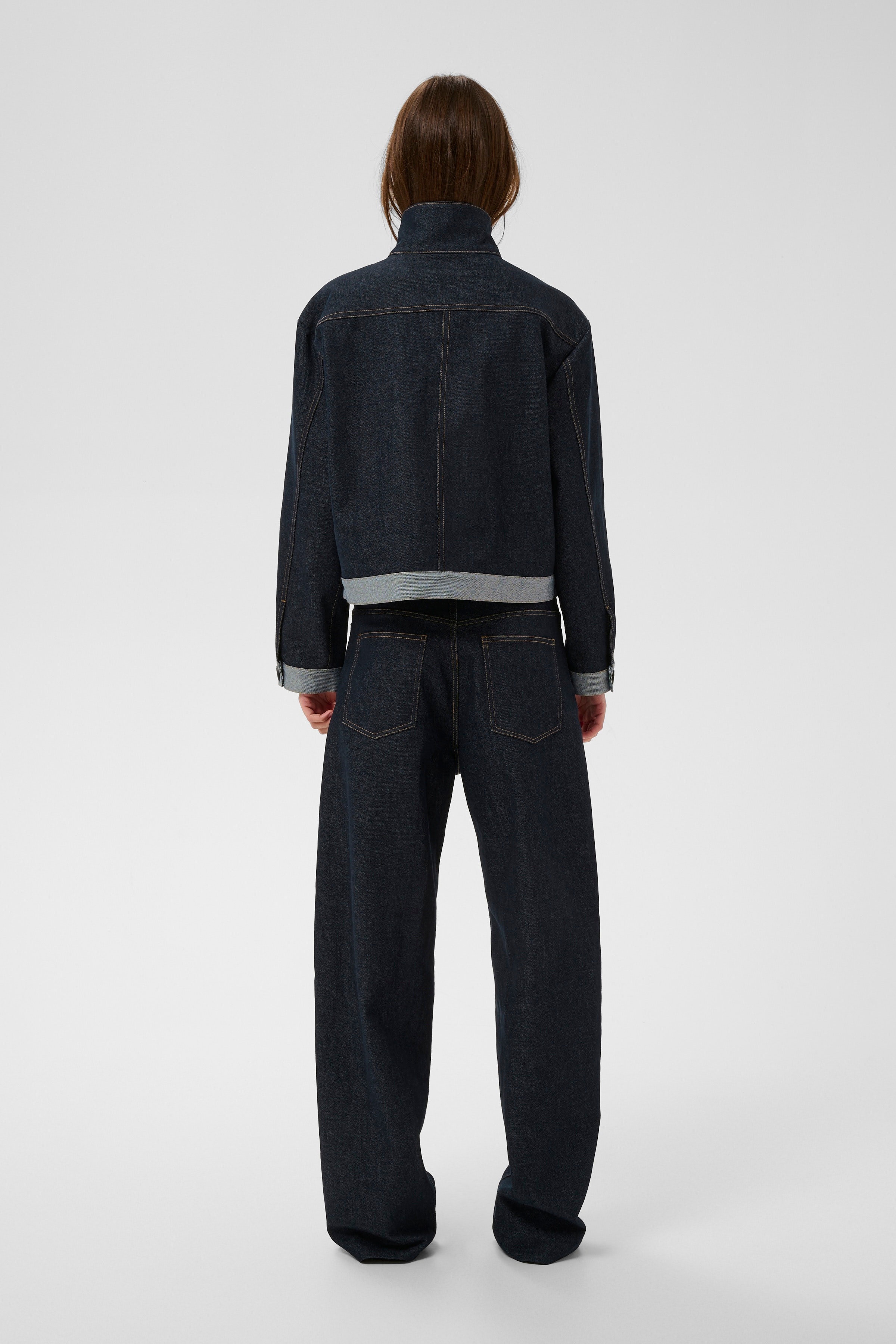 DEIRDRAIW Casual Denim Jacke LOOKBOOK BACK 30112315-303349