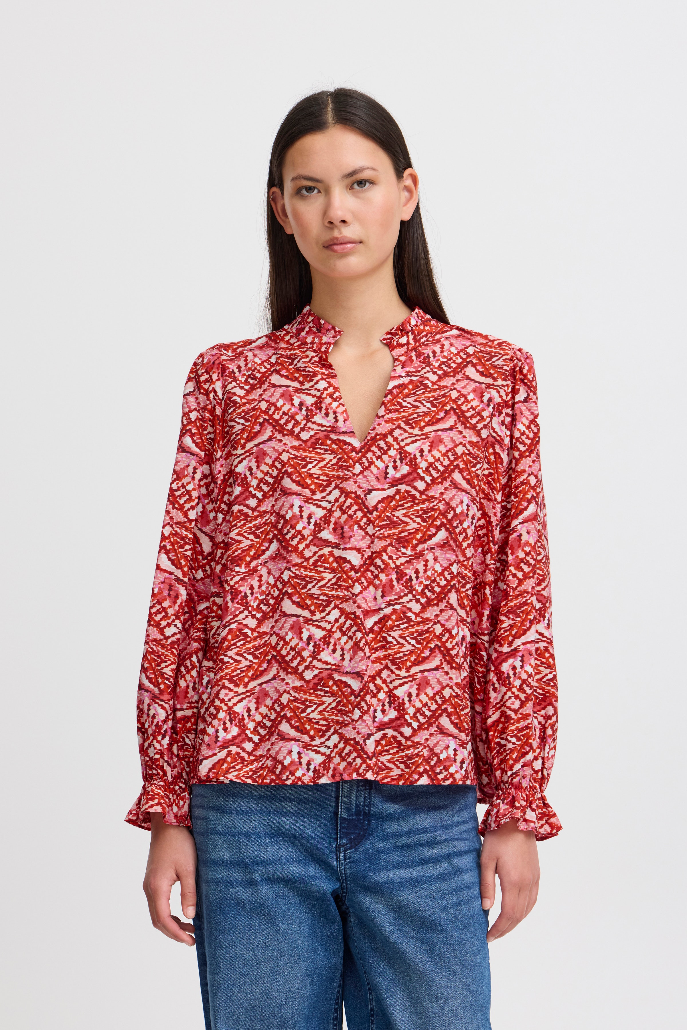 IHFAZORA Blouse LOOKBOOK FRONT 20121474-203269