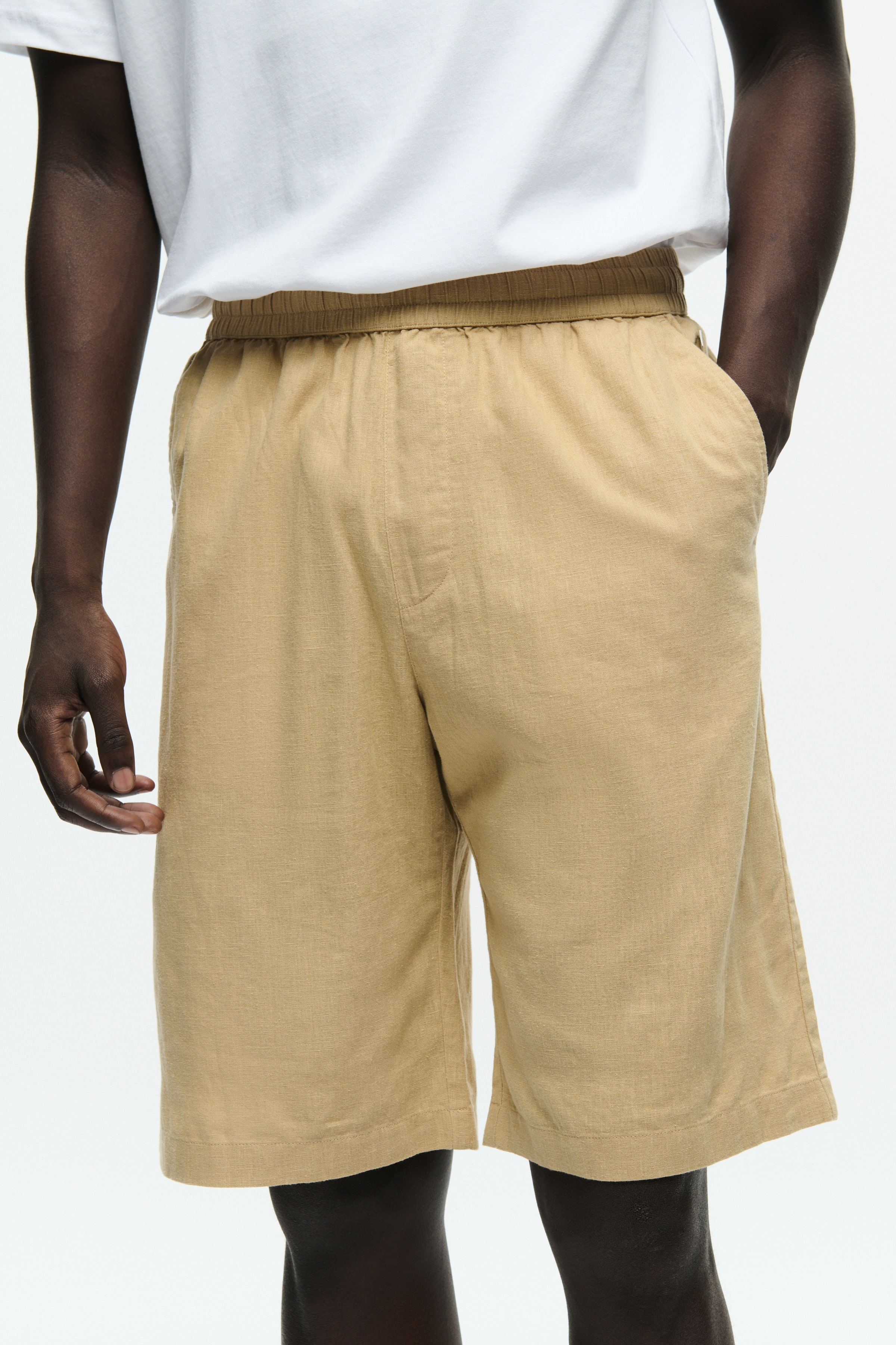 WWenoch Hør Shorts  LOOKBOOK DETAIL 30251410-161120