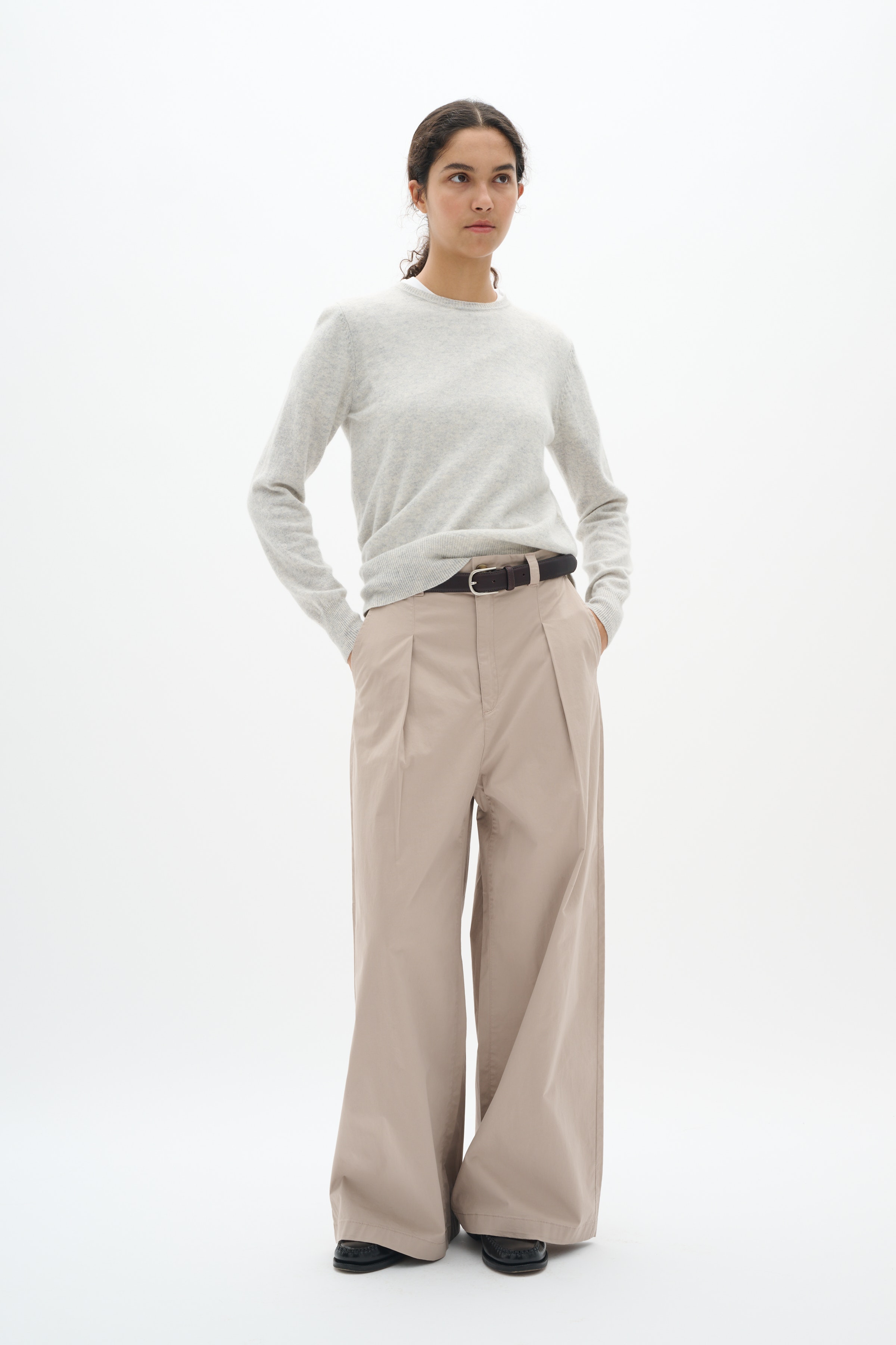 PosyIW Wide Trousers LOOKBOOK FRONT 30109167-151506