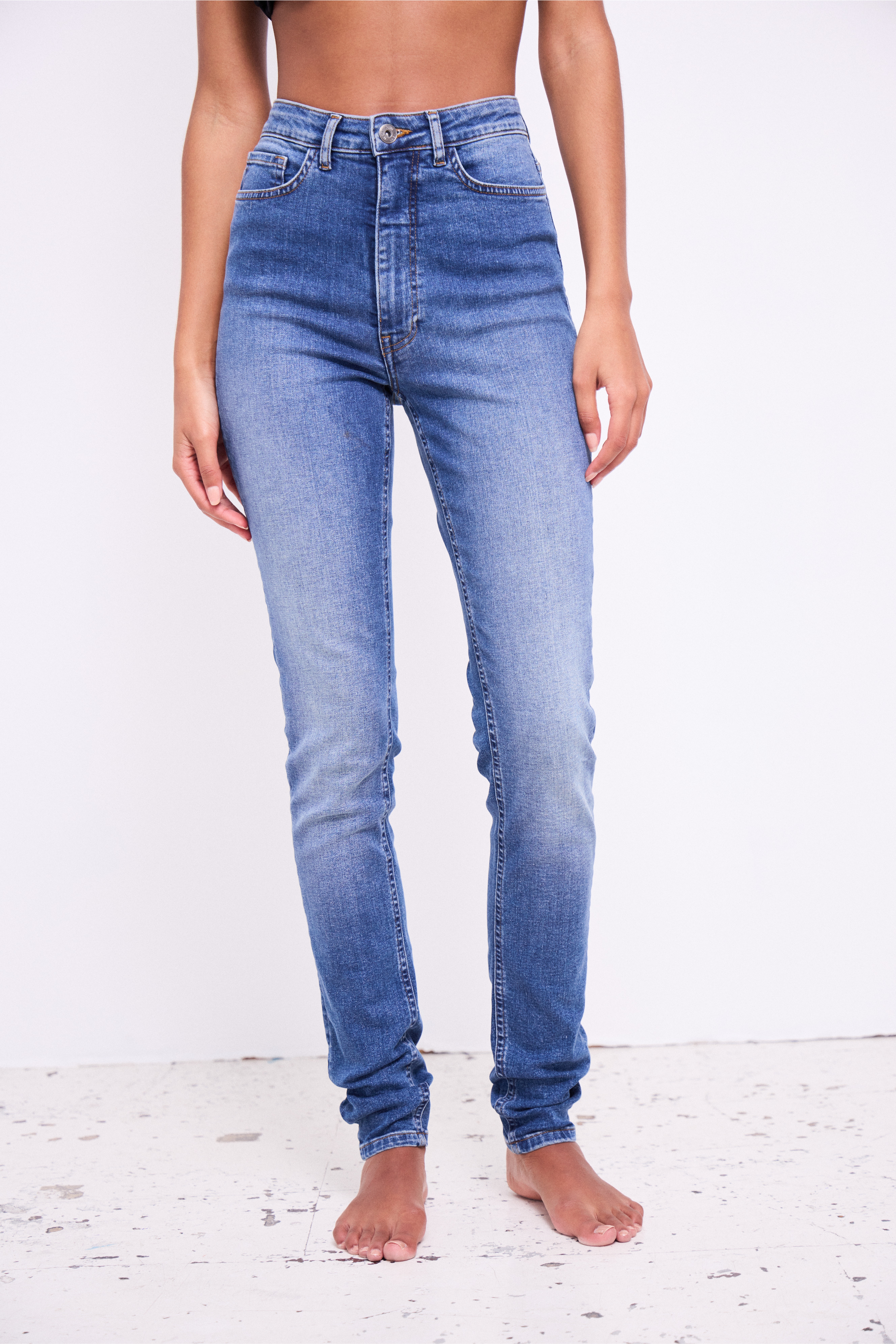 IHTWIGGY SLIM HIGHT WAIST Jeans LOCATION NONE 20122631-200339