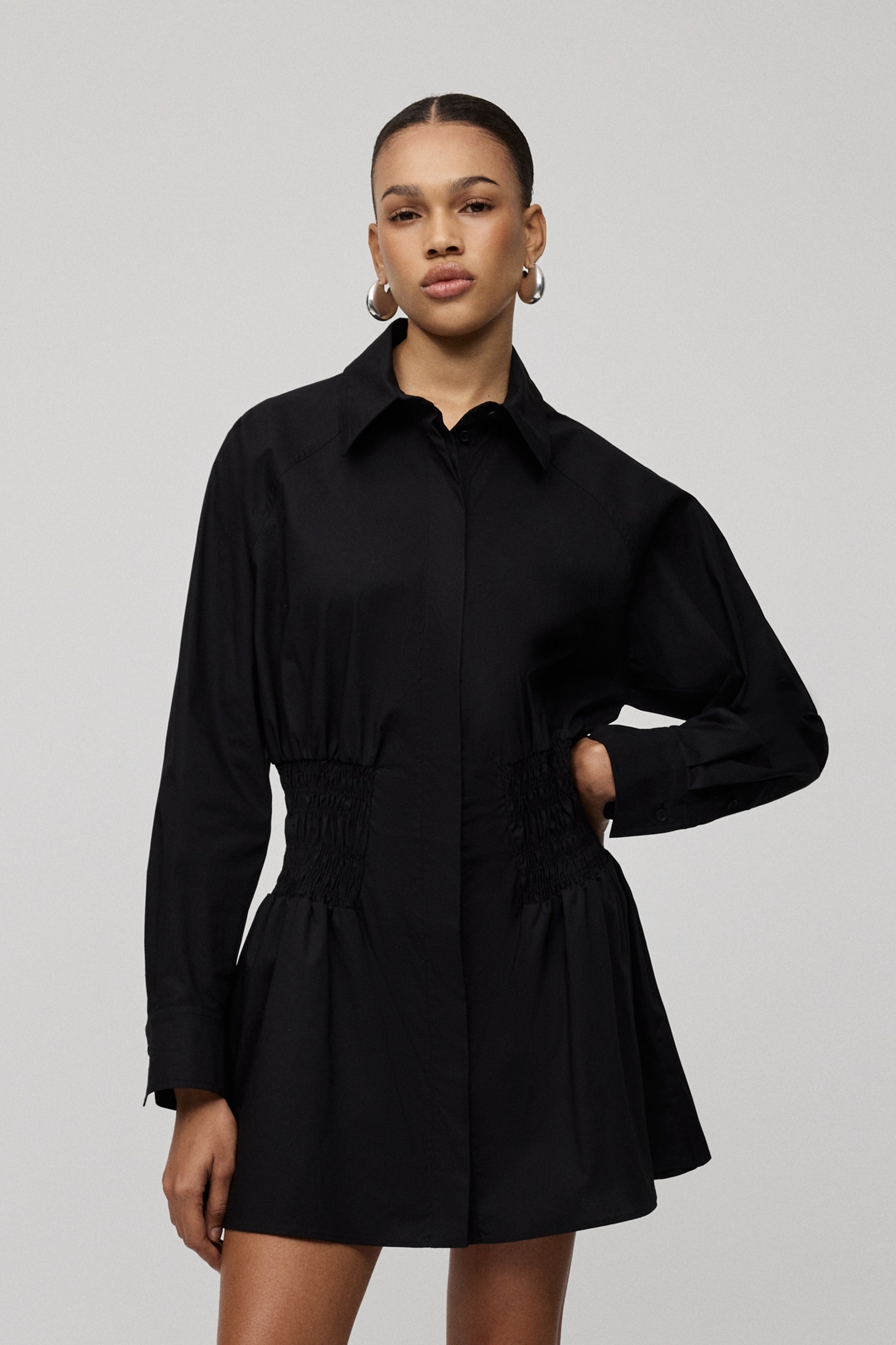 MARYNA Dress LOOKBOOK FRONT 30600541-BK999