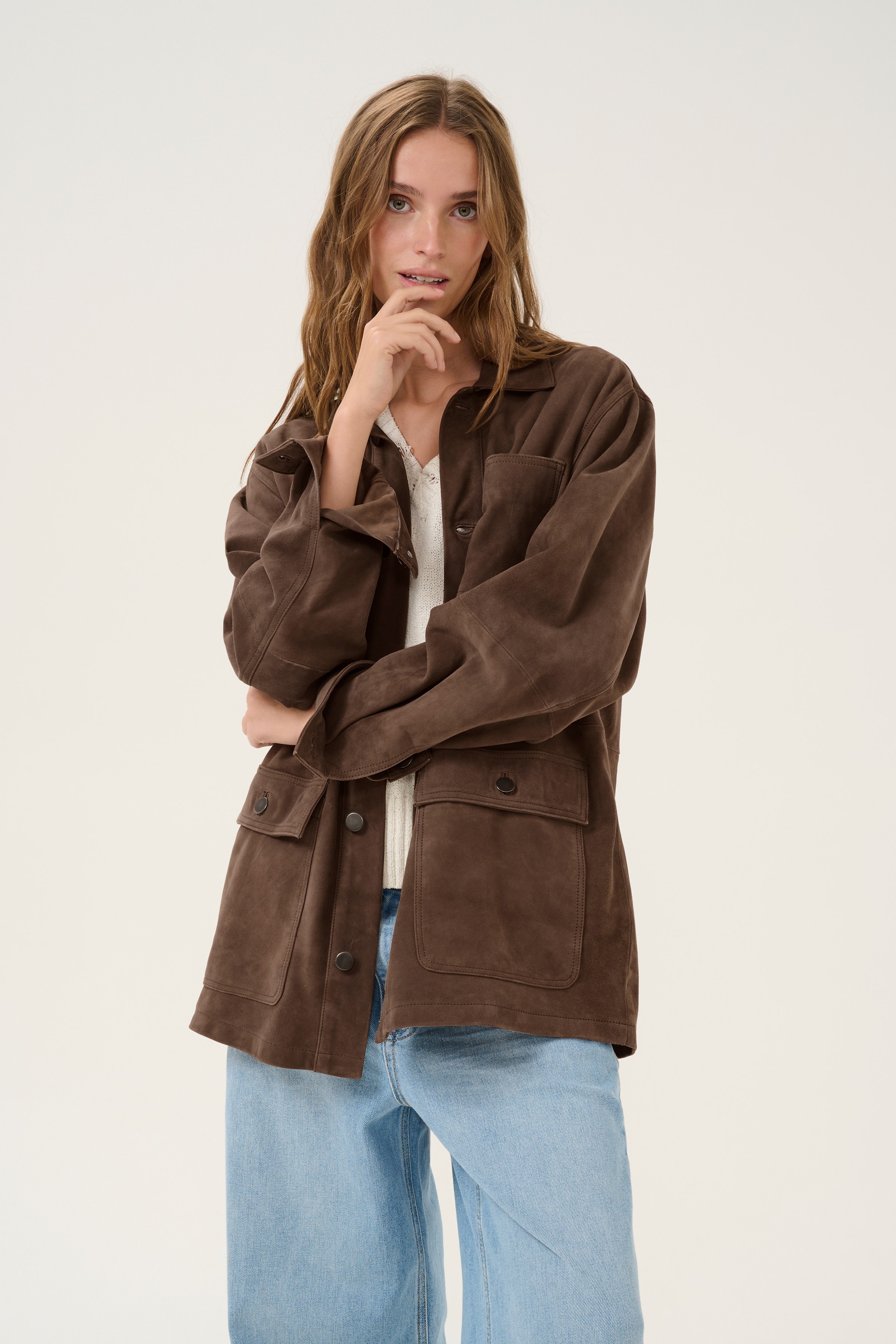 OllyMW Wildleder Jacke LOOKBOOK FRONT 10705103-190840