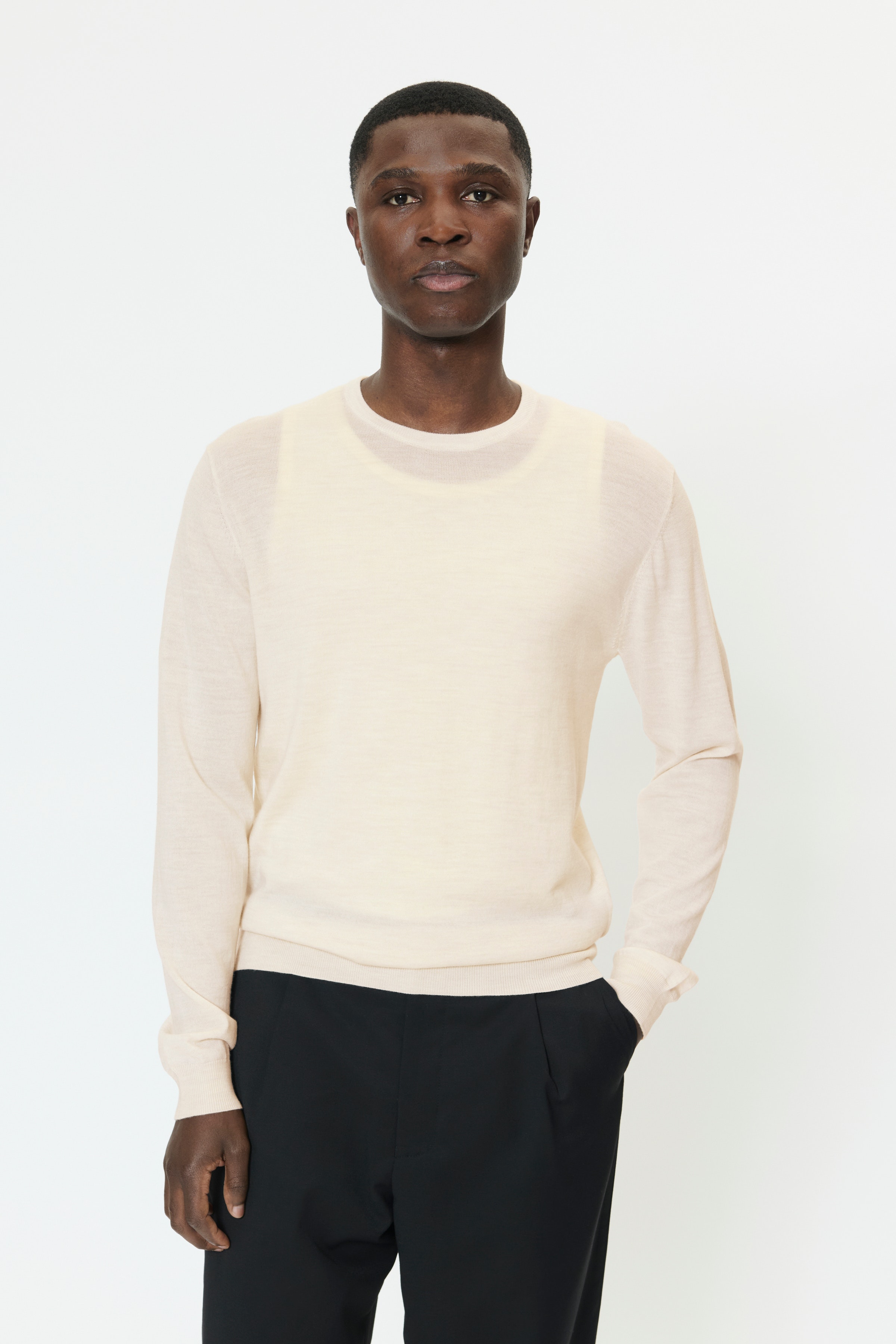 Margrate Merino Pullover LOOKBOOK FRONT 30200611-1101041