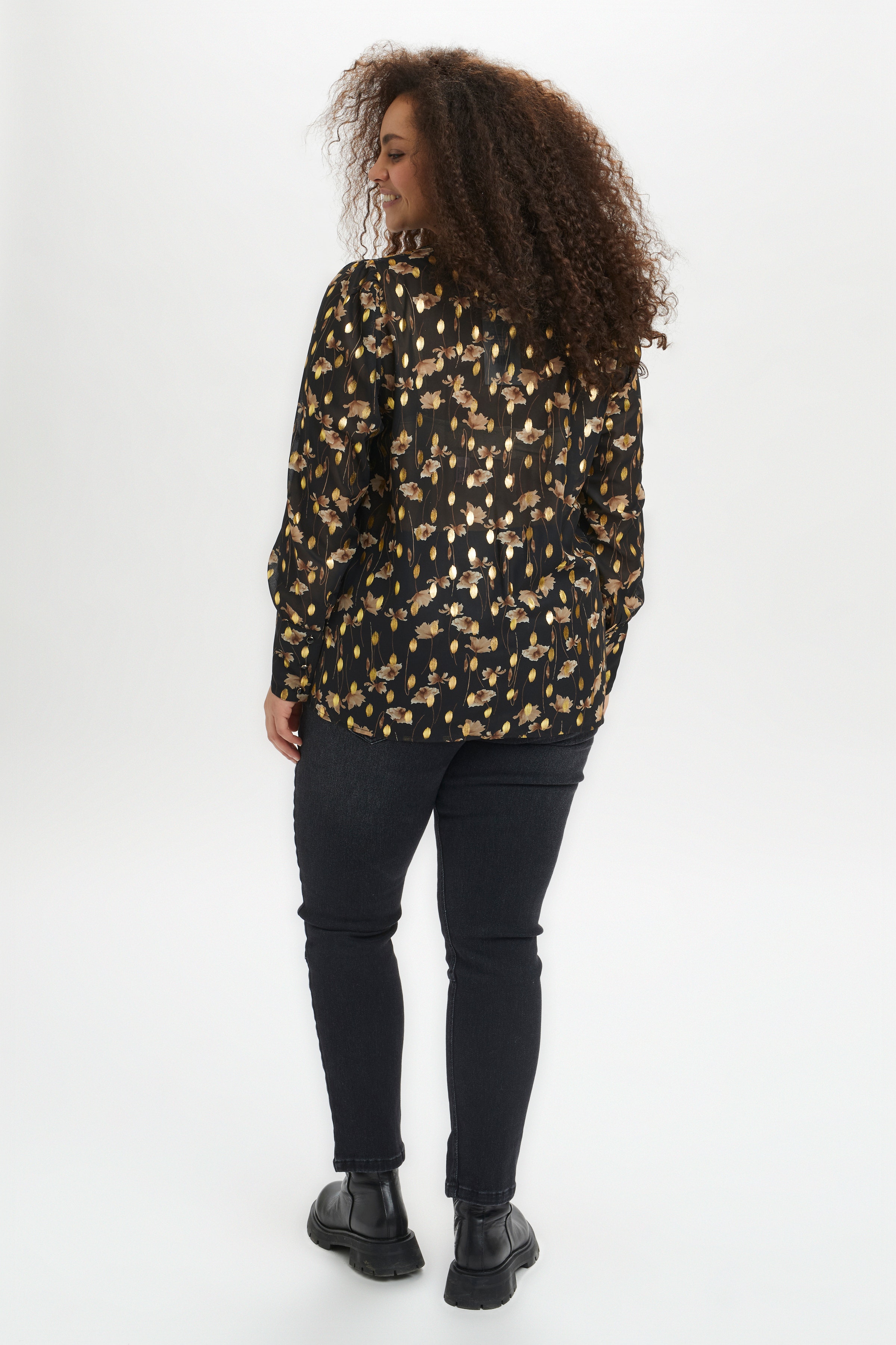 KCfiona Blouse with long sleeve LOOKBOOK BACK 10580573-101751