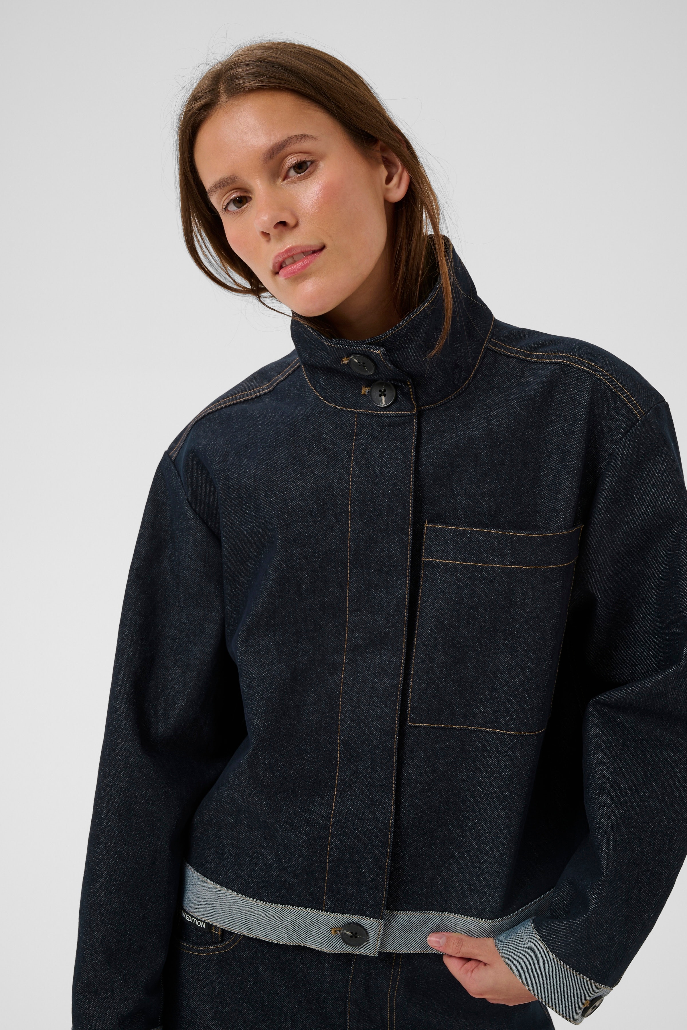 DEIRDRAIW Casual Denim Jacke LOOKBOOK BACK 30112315-303349