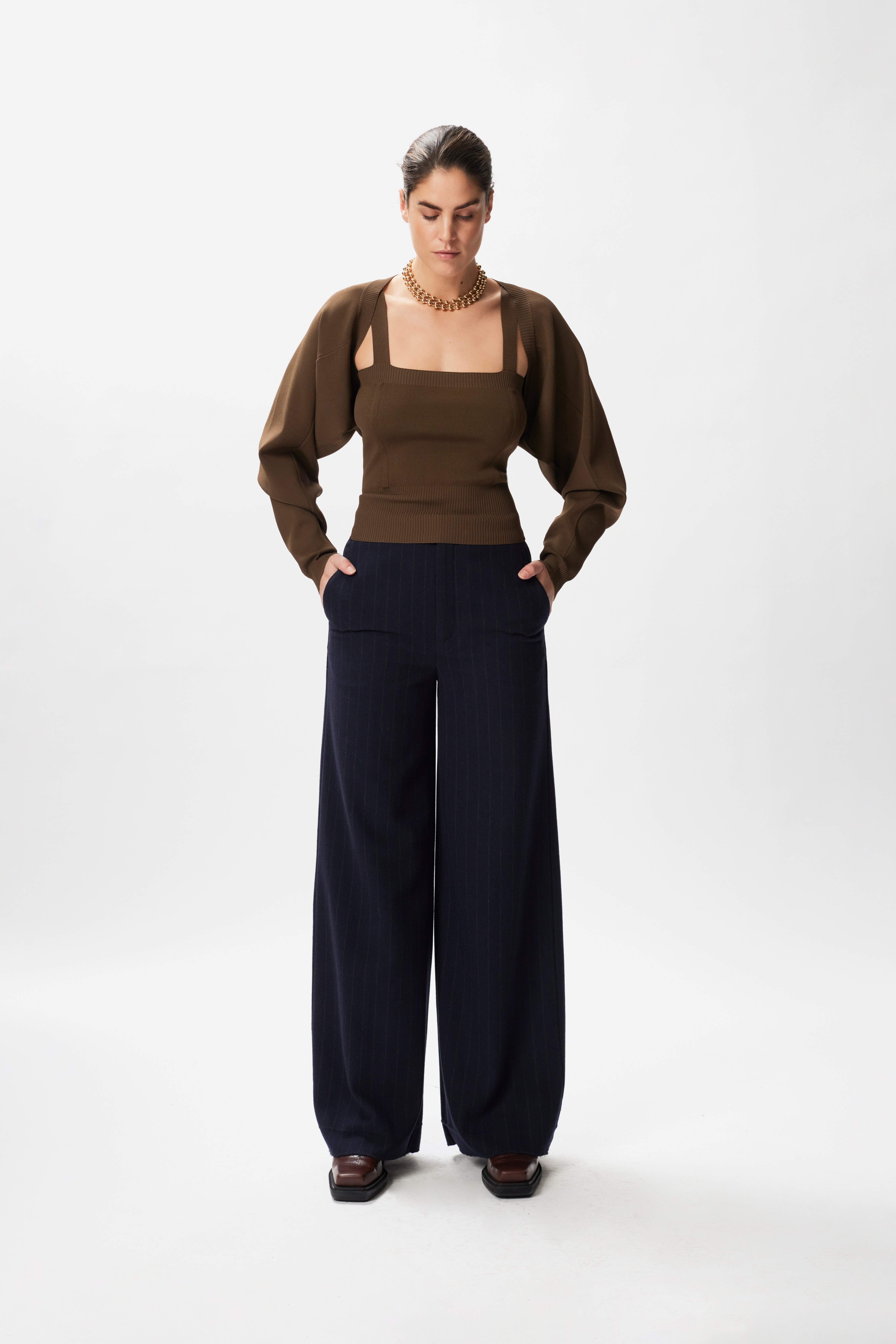 MattheaGZ Stickad cardigan LOOKBOOK FRONT 10905575-101708