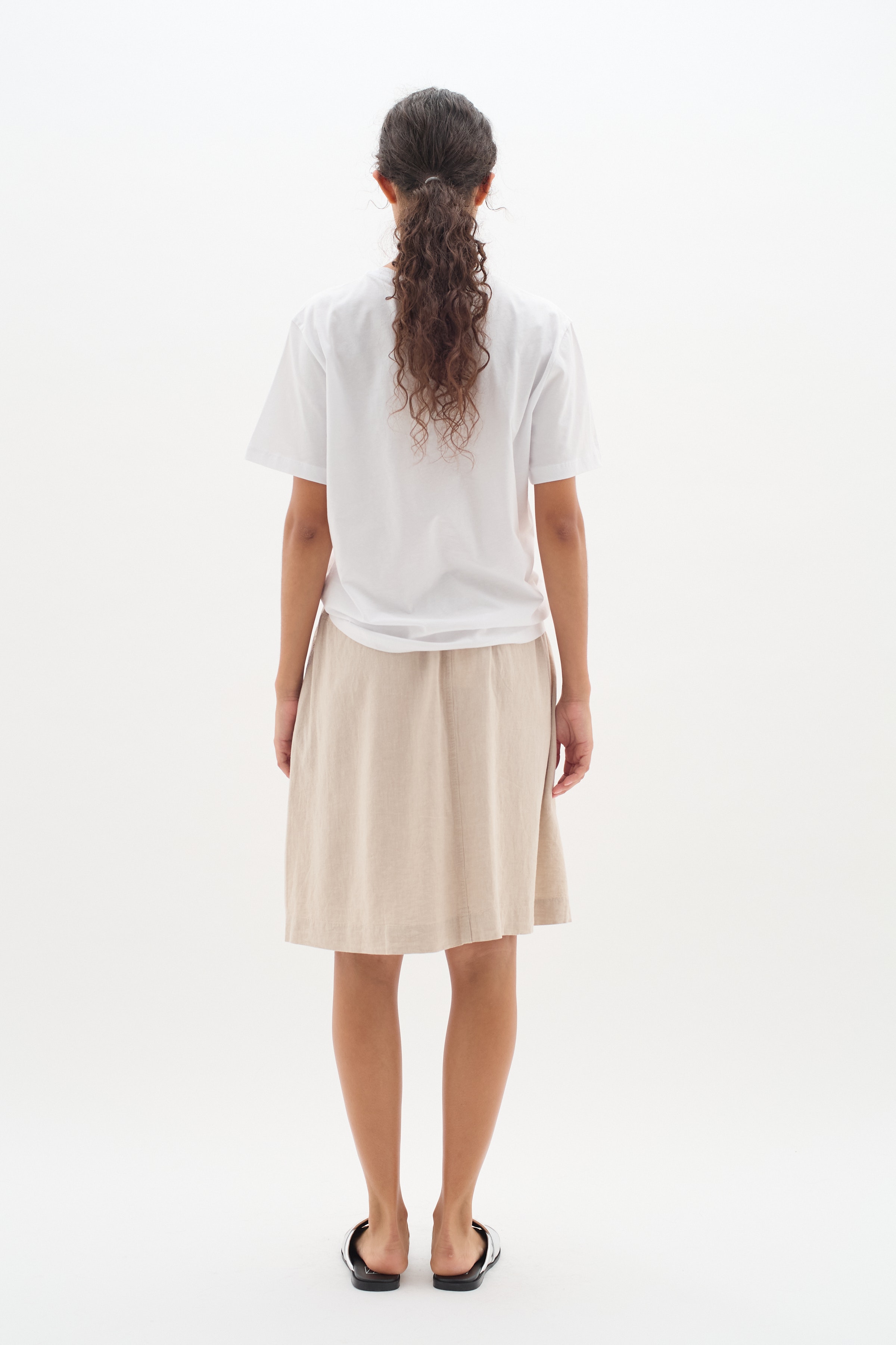 EllieIW Linnen Skirt LOOKBOOK BACK 30109311-1304031