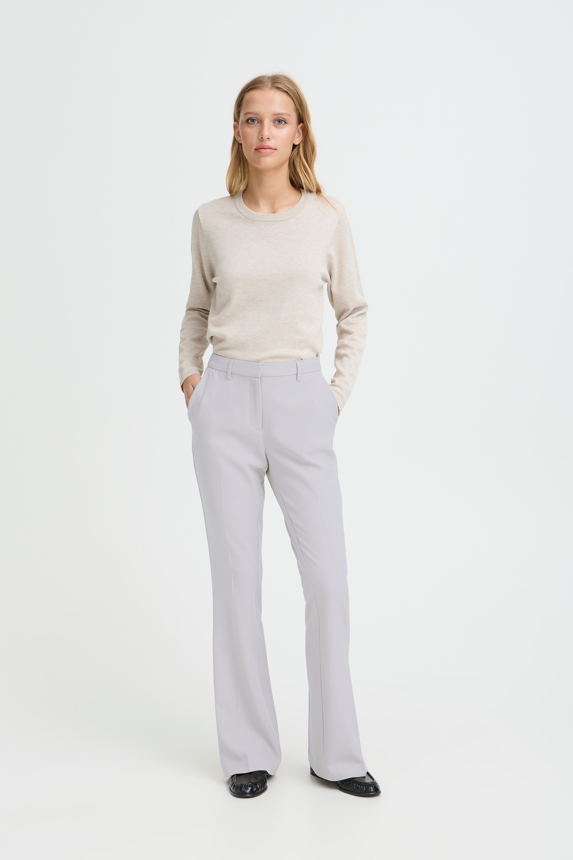 IHFAVA Flared Broek LOOKBOOK FRONT 20125678-1500001