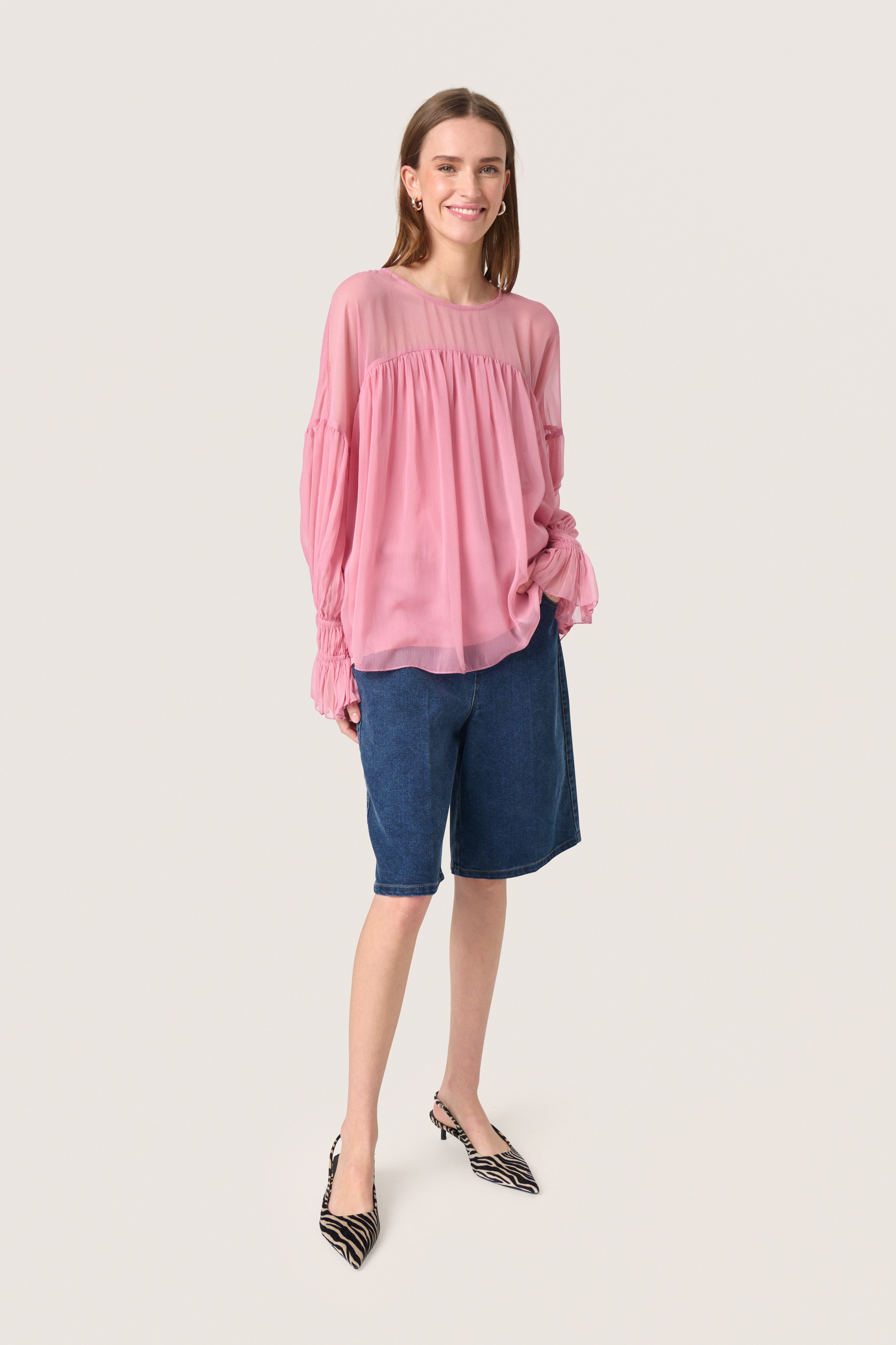 SLHarietta Bluse LOOKBOOK FRONT 30408815-161712