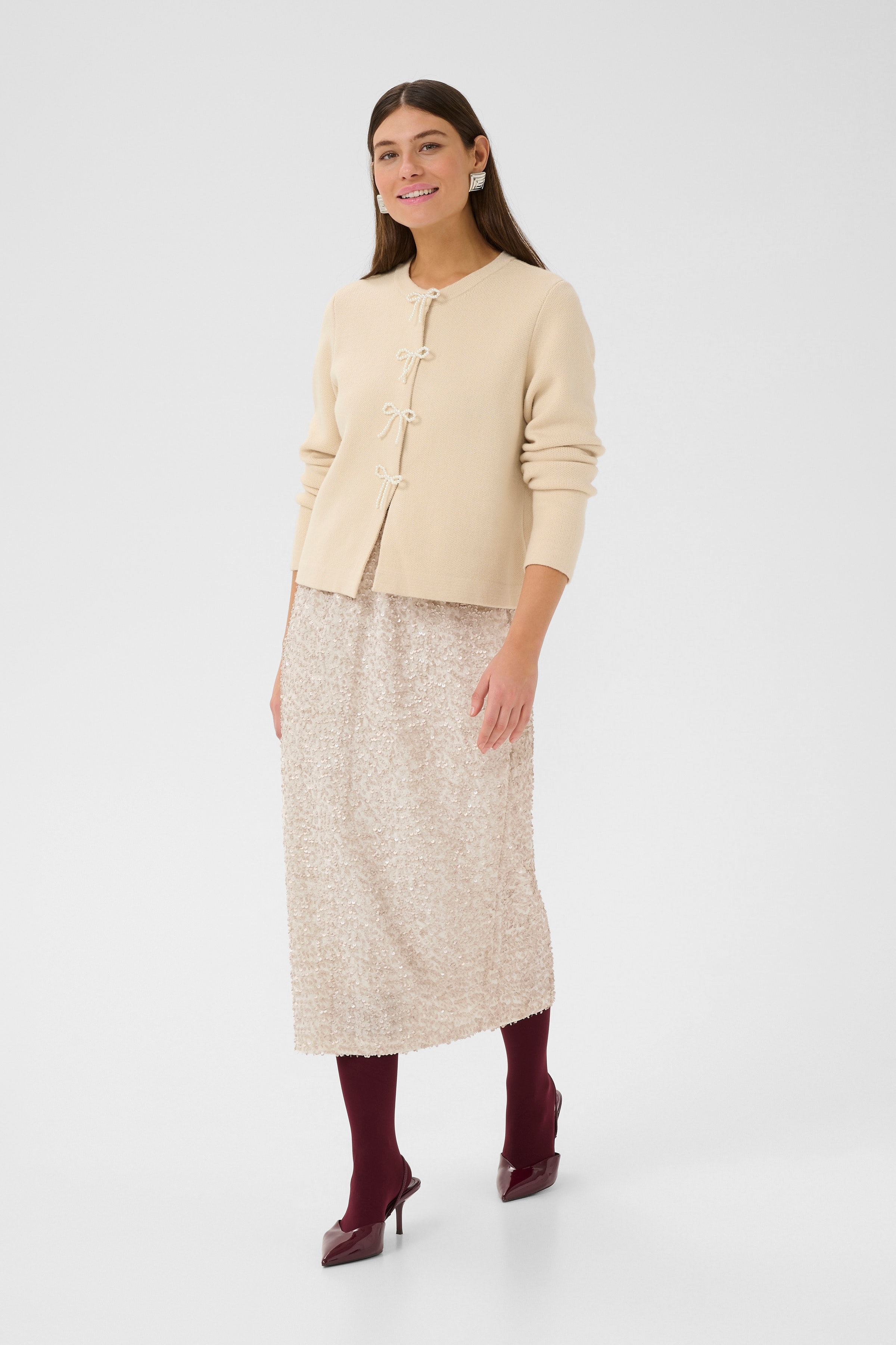 CUnali Pailletnederdel LOOKBOOK FRONT 50112484-120304