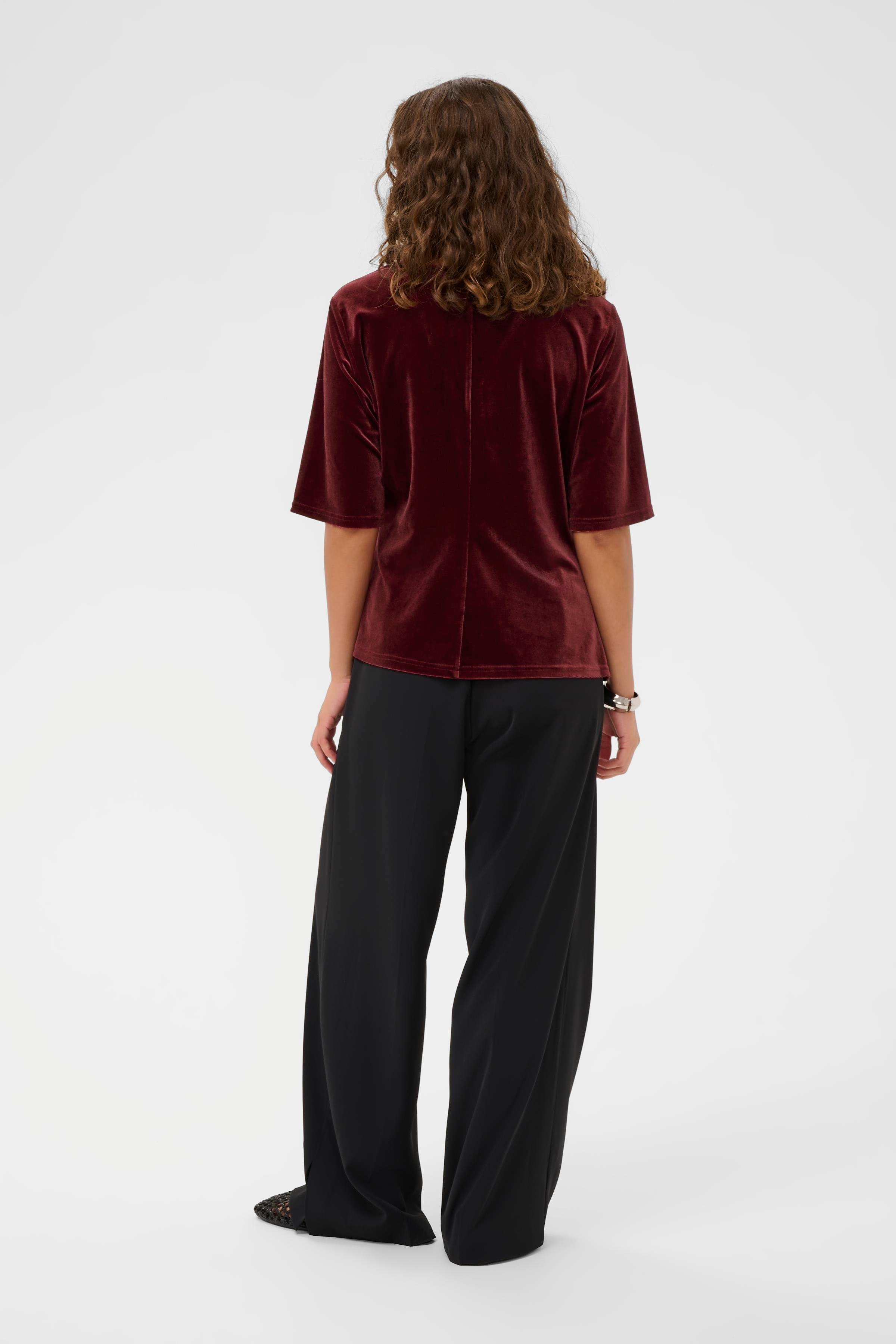 CUzoe velourbluse LOOKBOOK BACK 50112496-191522