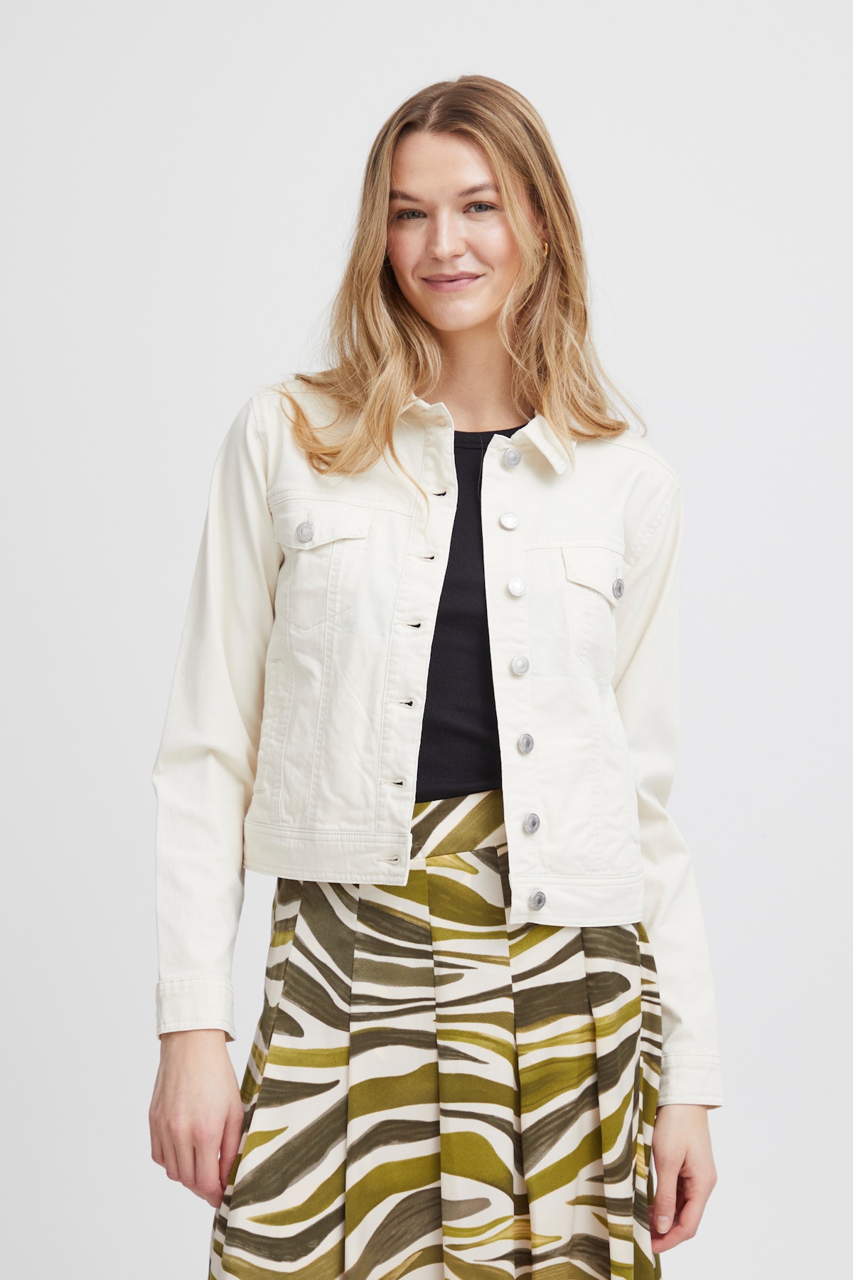 買い保障できる FRVOTWILL Casual jacket in arctic wolf cotton | Fransa ジャケット・アウター
