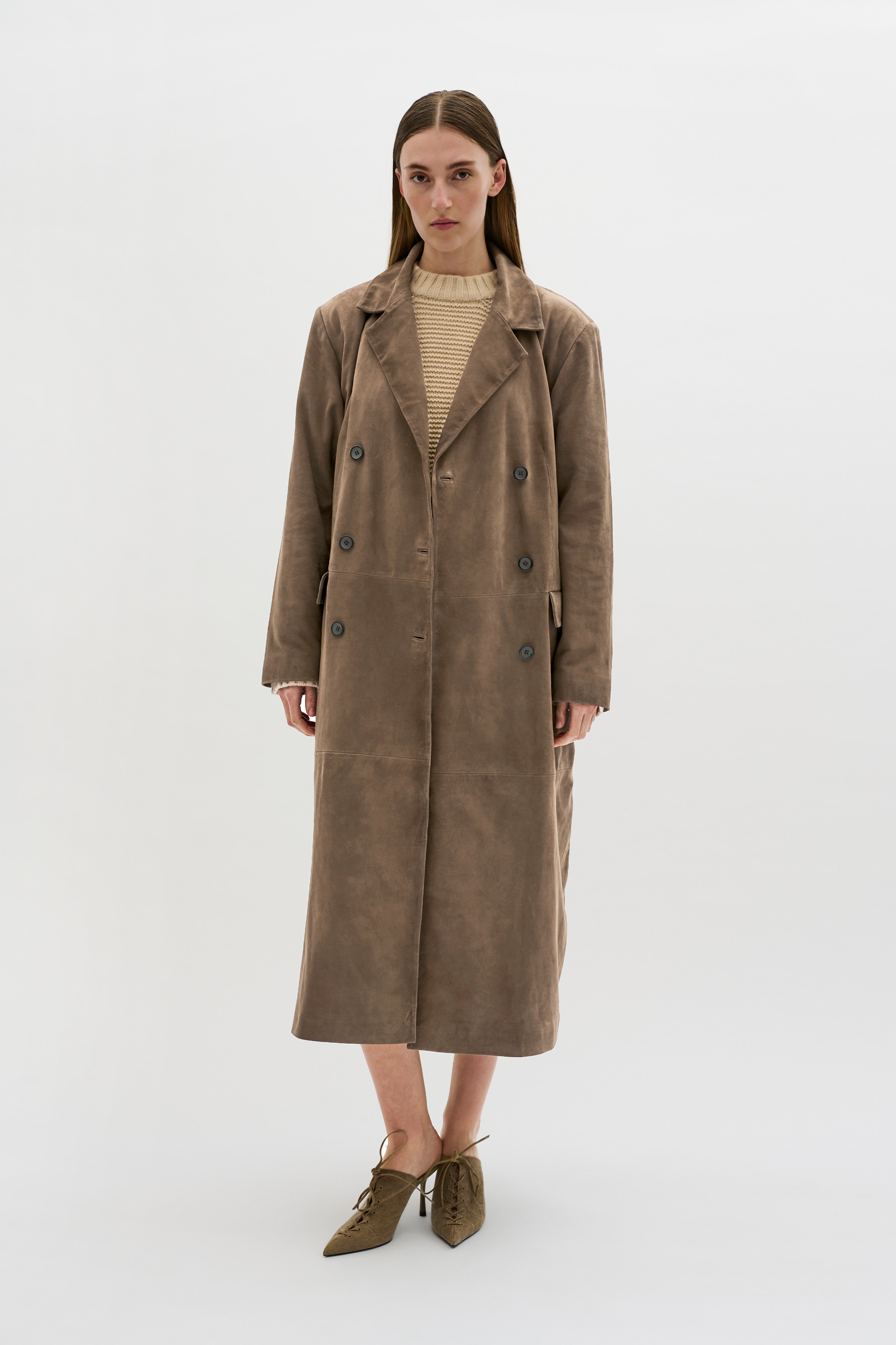 KBTammie Suede coat LOCATION NONE 10105330-190809