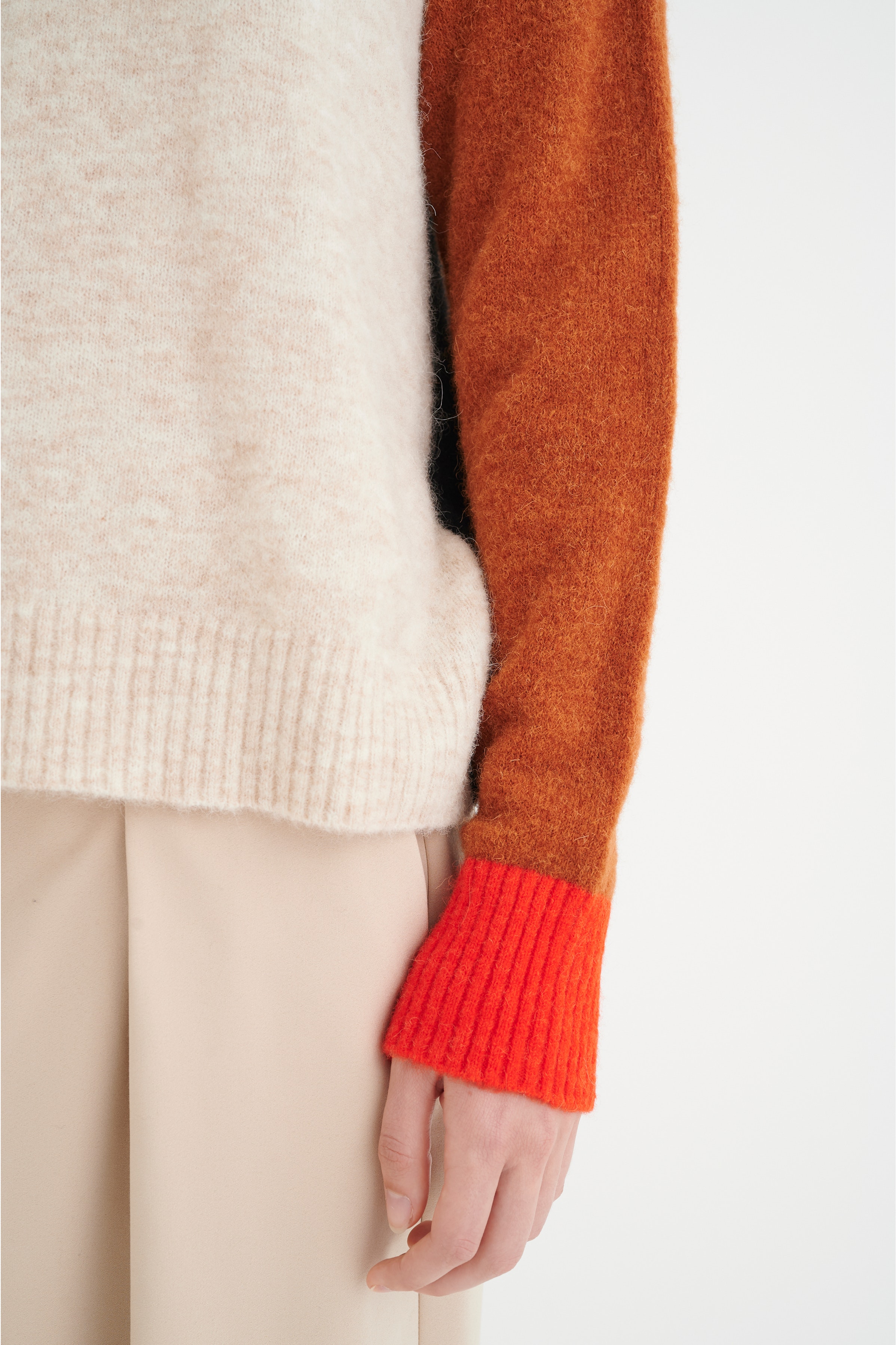 TessaIW Stickad pullover LOOKBOOK DETAIL 30106507-300916