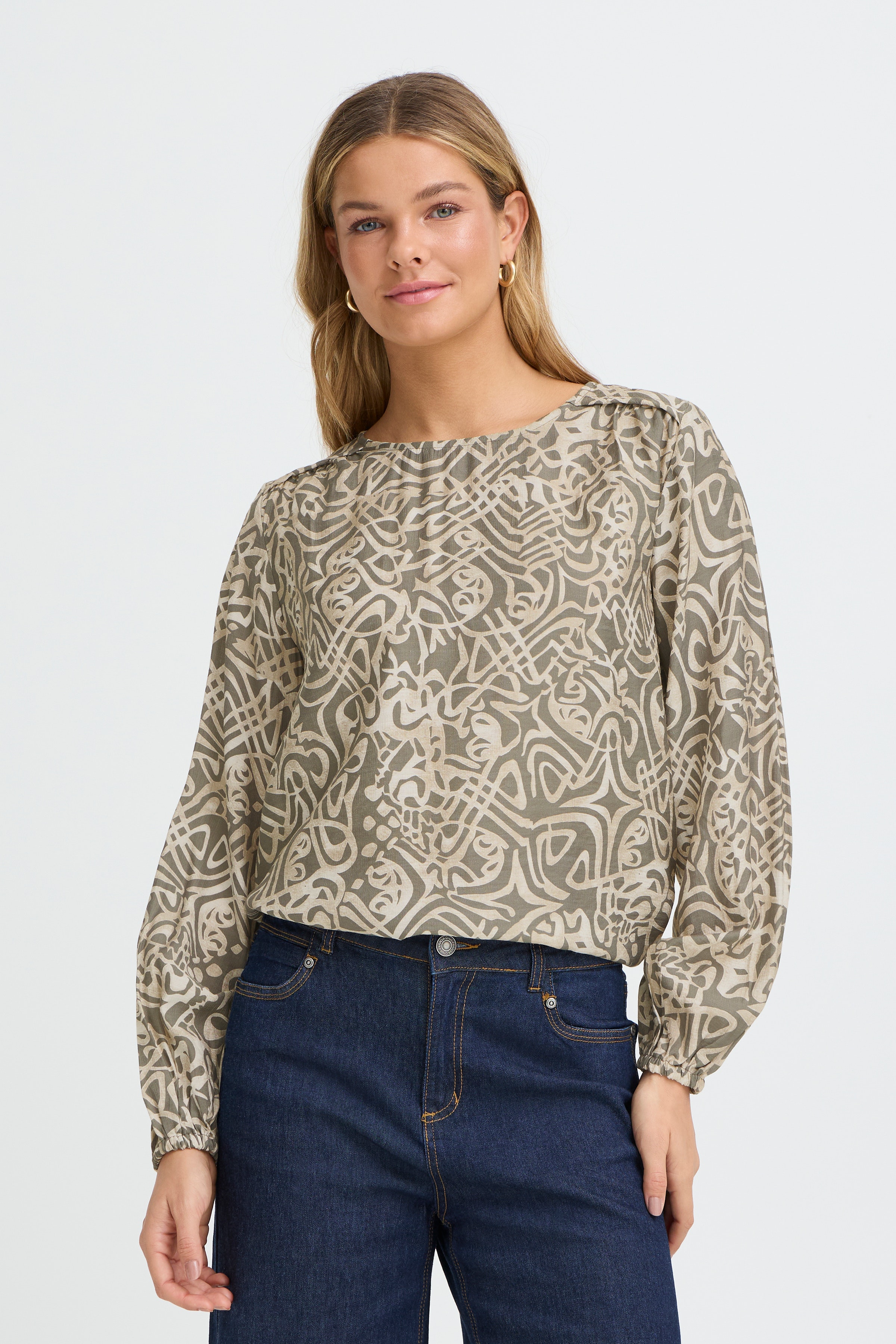 FRARIANA Bluse LOOKBOOK FRONT 20617394-900008200