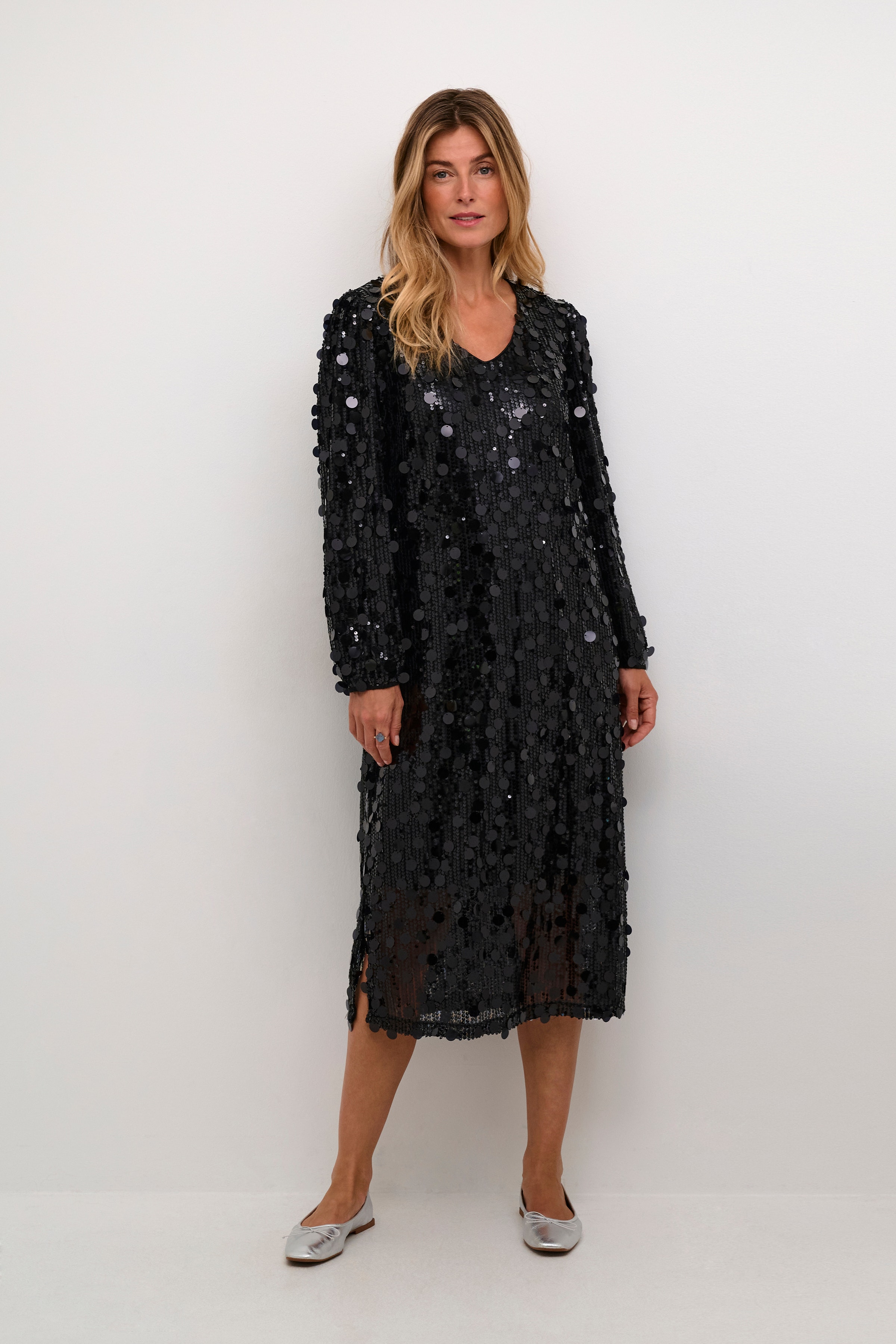 CRShine Paillettenkleid LOOKBOOK FRONT 10612981-100120