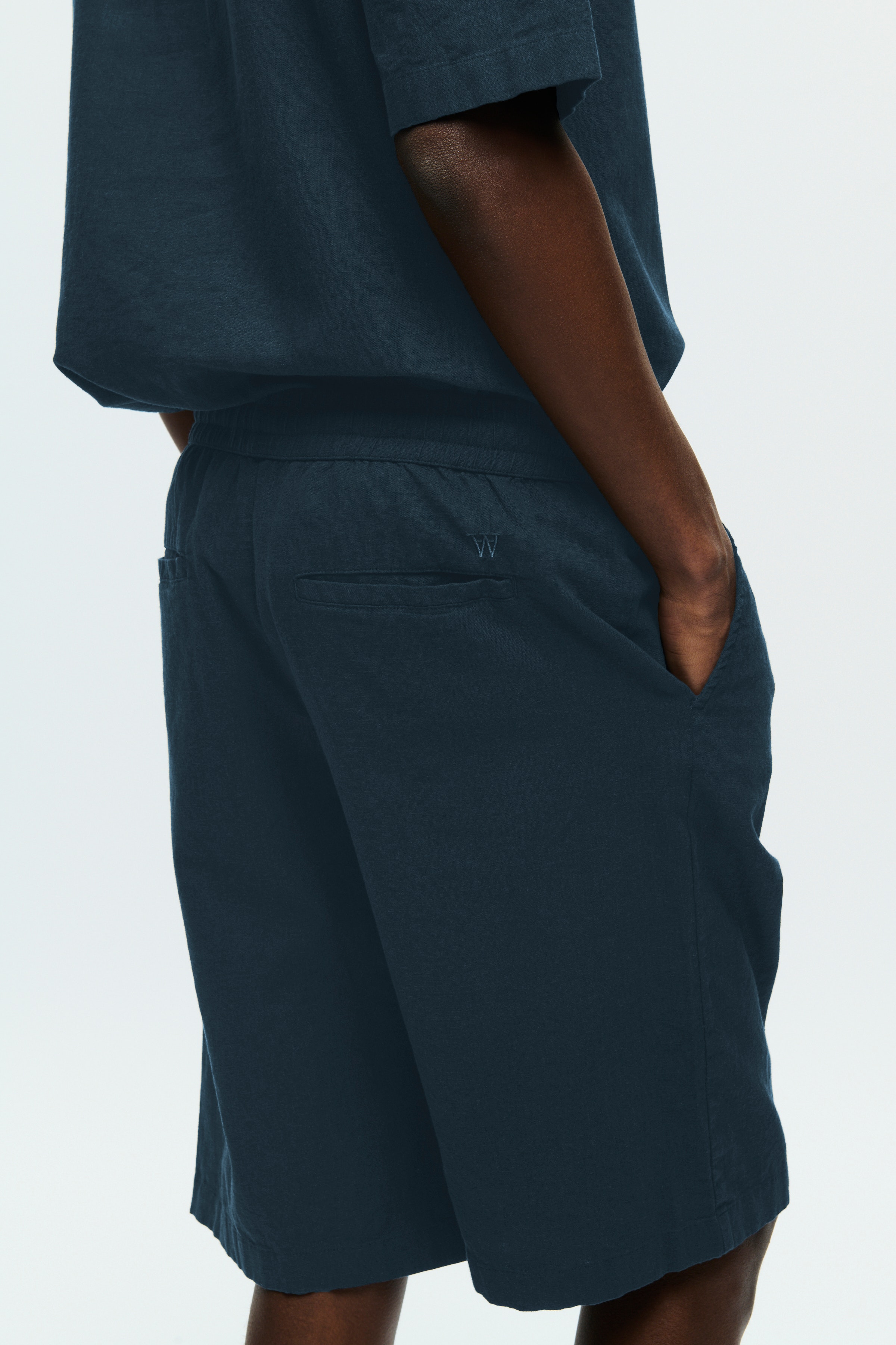 WWenoch Hør Shorts  LOOKBOOK DETAIL 30251410-194011