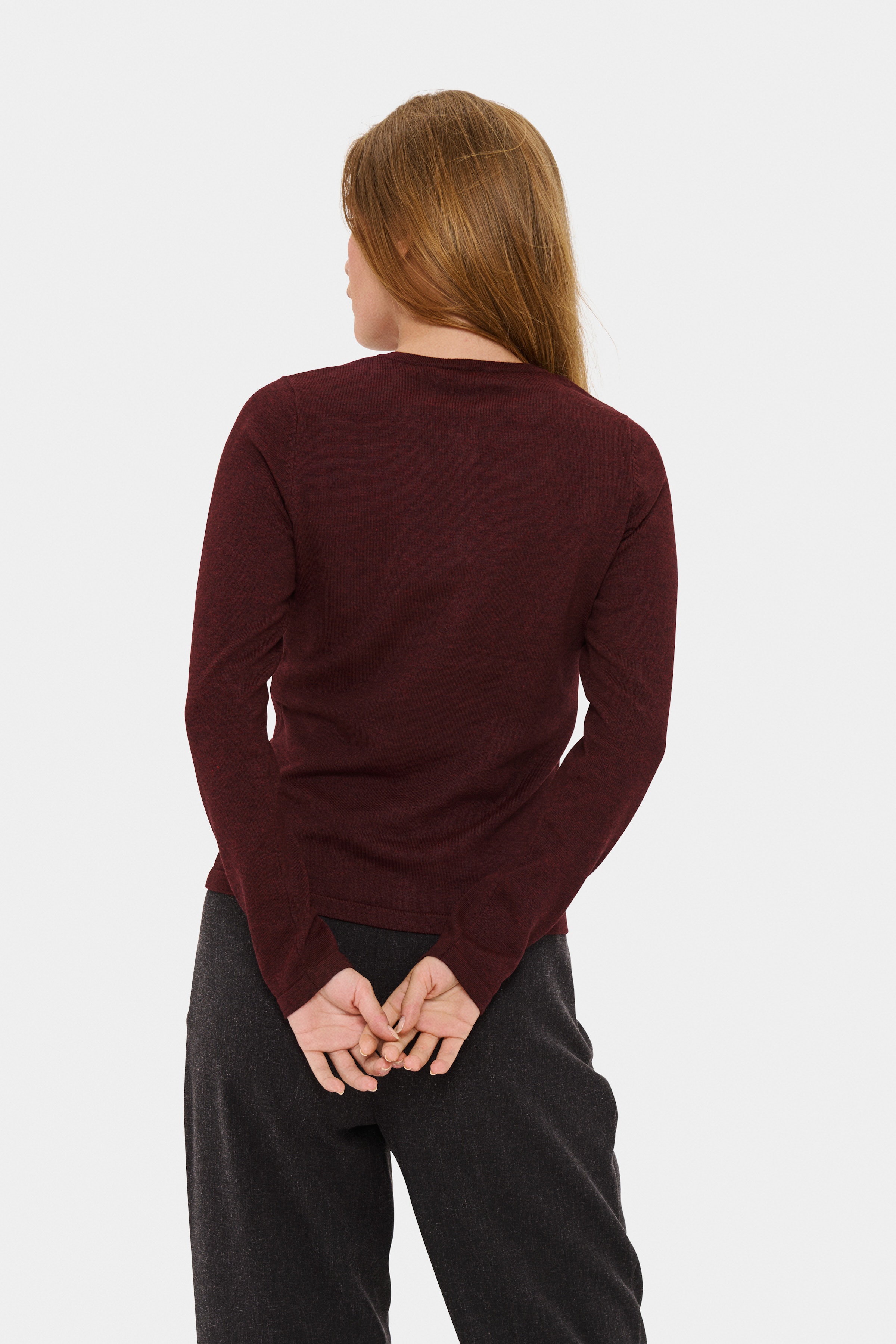 MilaSZ R-Neck Cardigan LOOKBOOK BACK 30500005-1921181