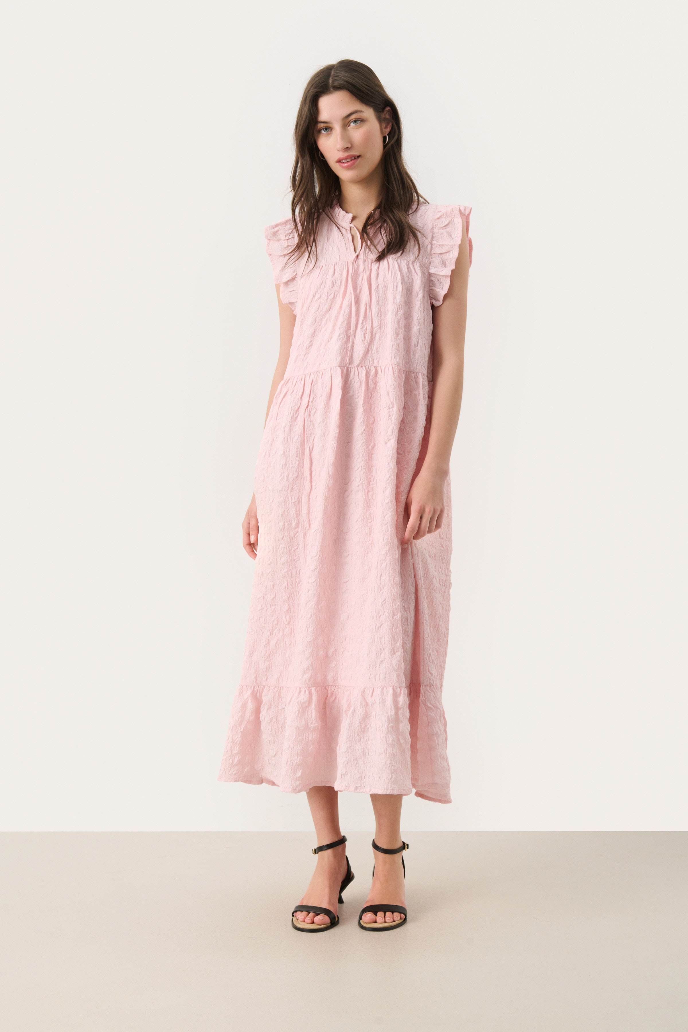 GimalinaPW Lång klänning med volanger LOOKBOOK FRONT 30308987-132004