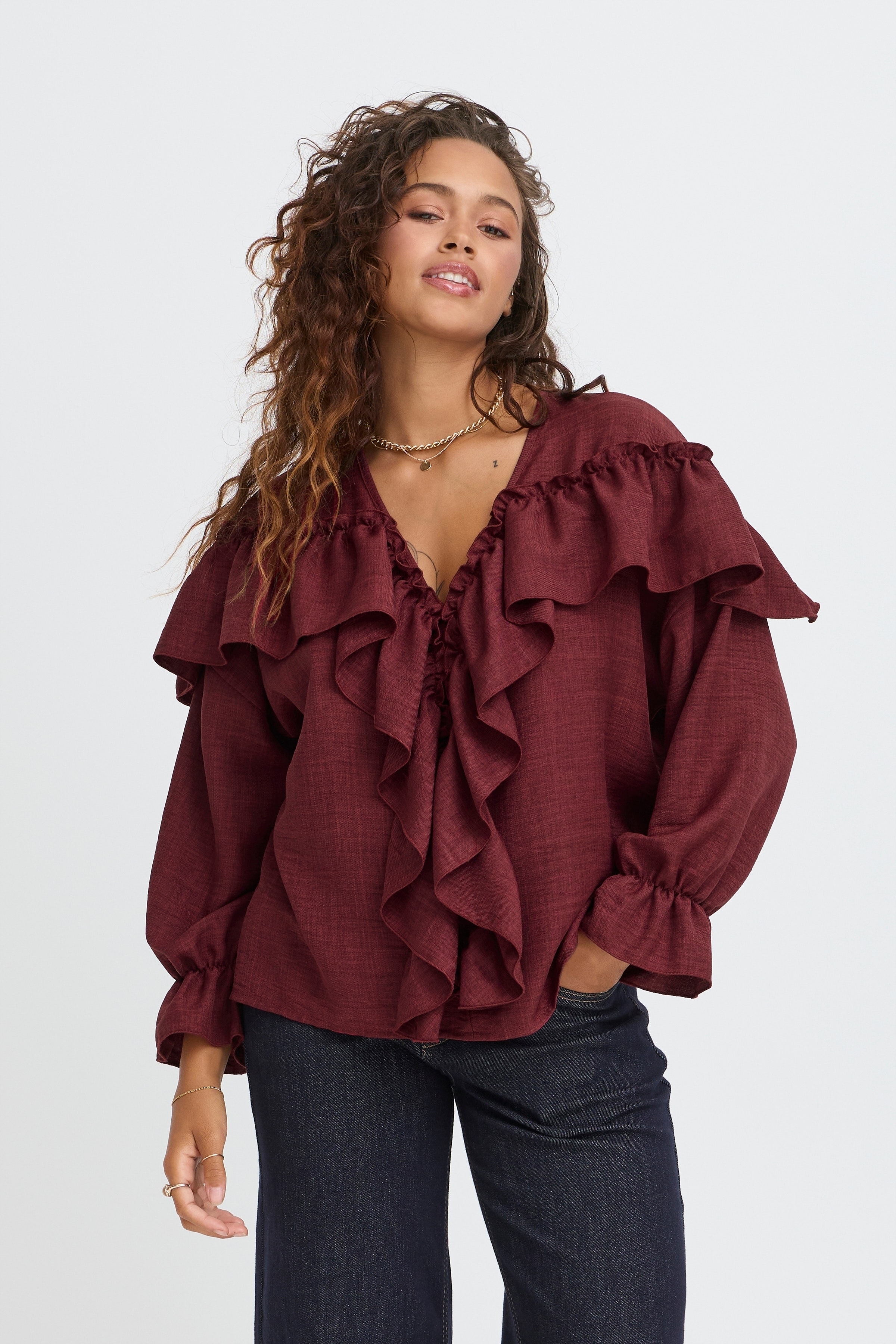 SBFREYA Bluse LOOKBOOK FRONT 22101117-191724