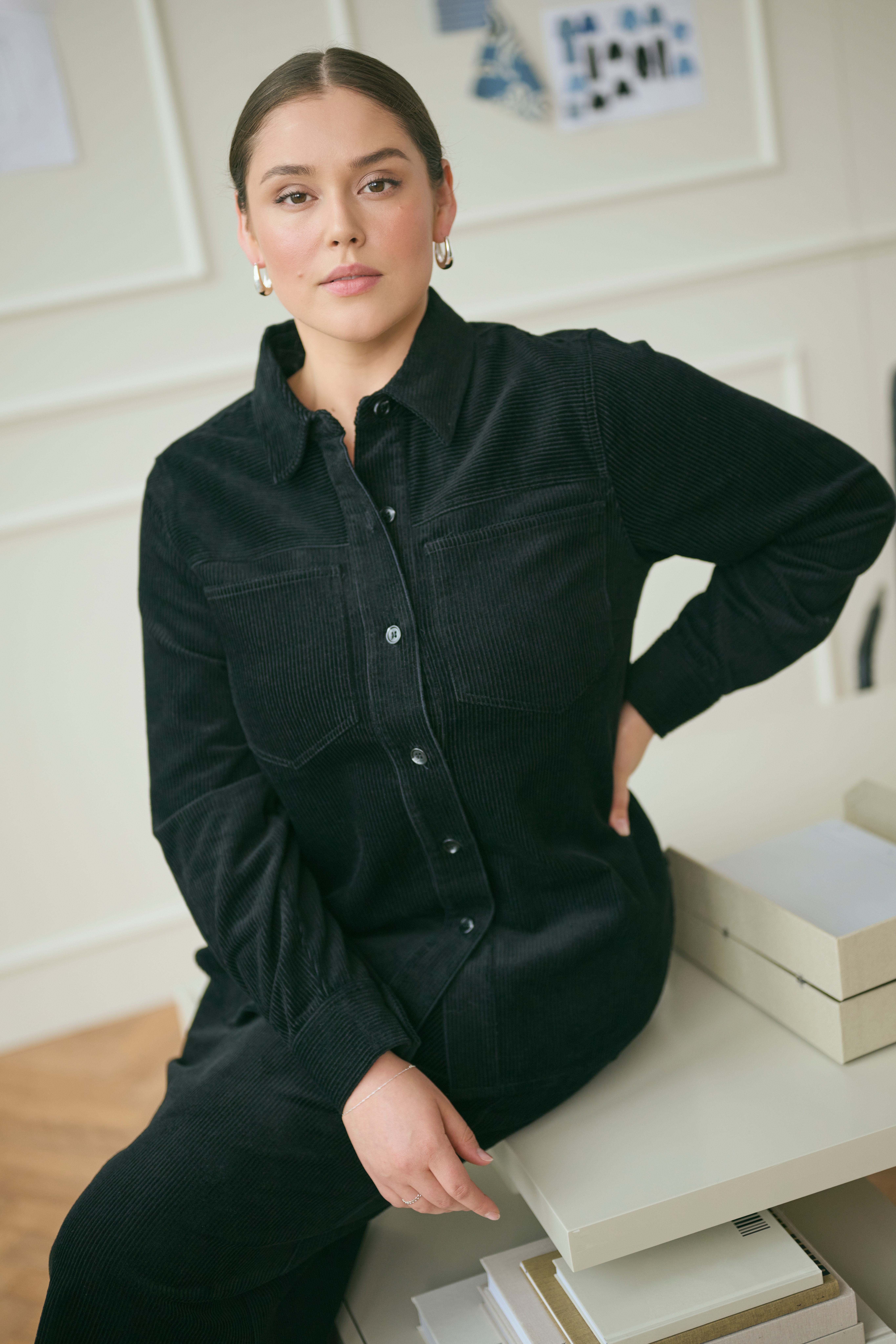 KCkirstin Overhemd van Corduroy LOCATION NONE 10583617-100121