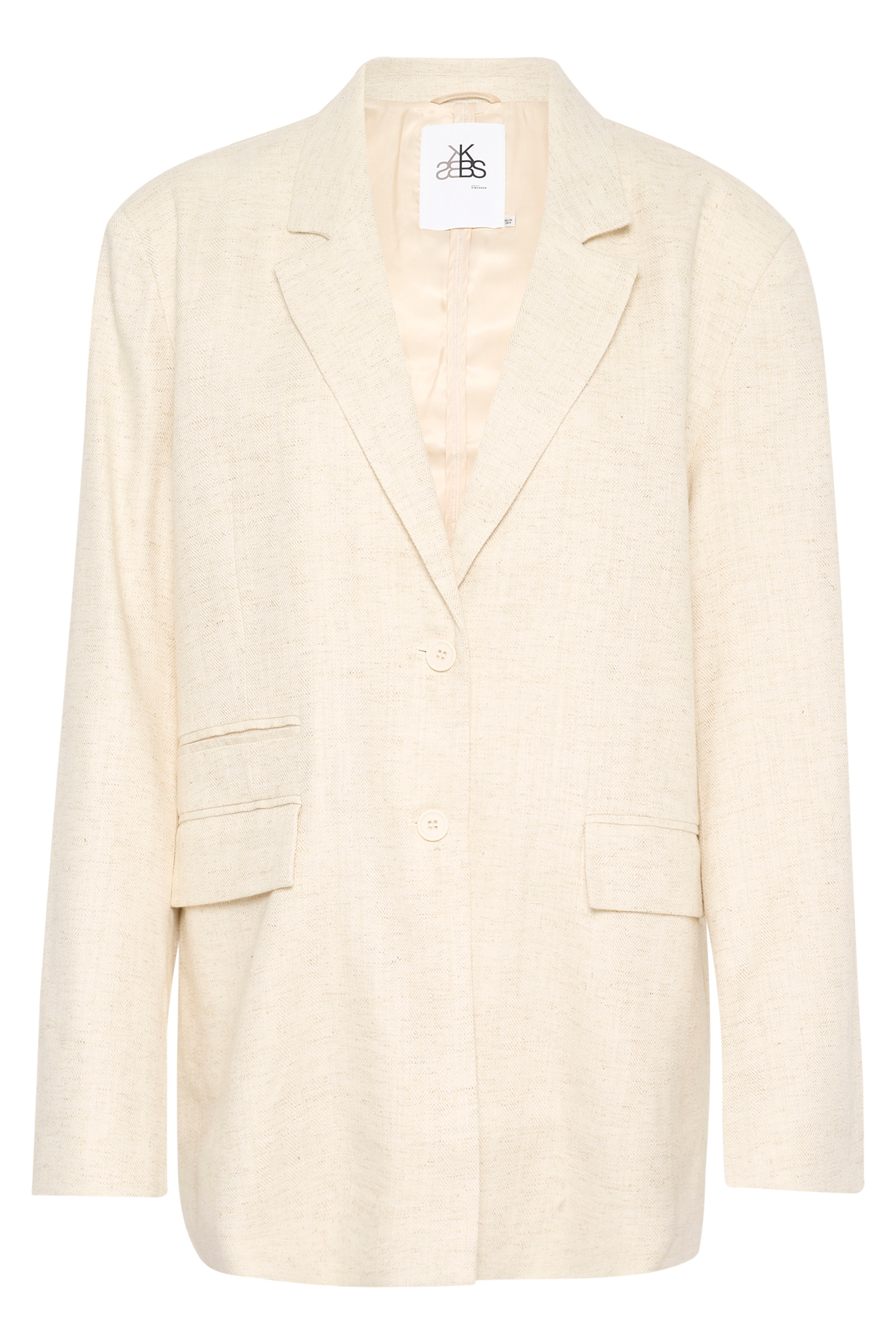 KBUmbro Blazer in linnenmix PACK FRONT 10105381-120703