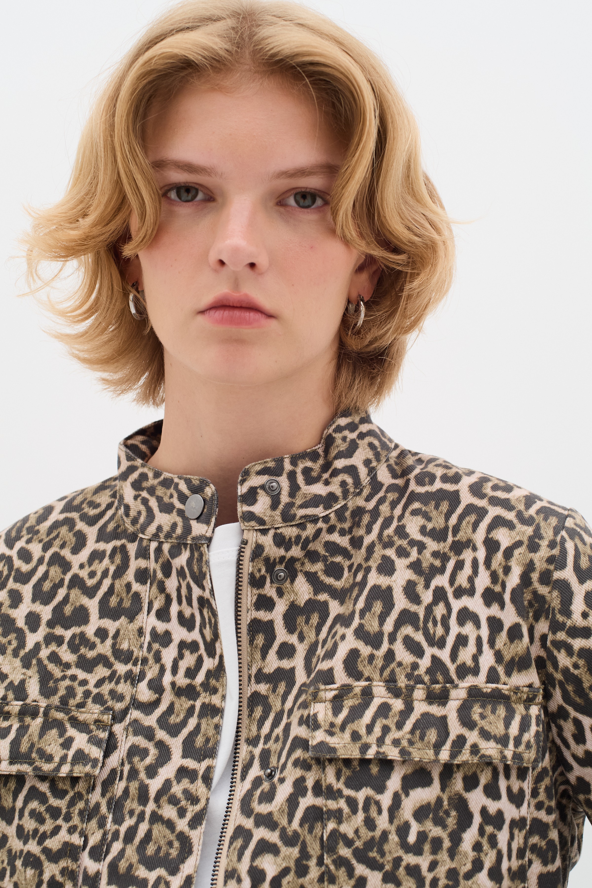 RiverIW Leopard Casual jacket LOOKBOOK DETAIL 30110455-300824