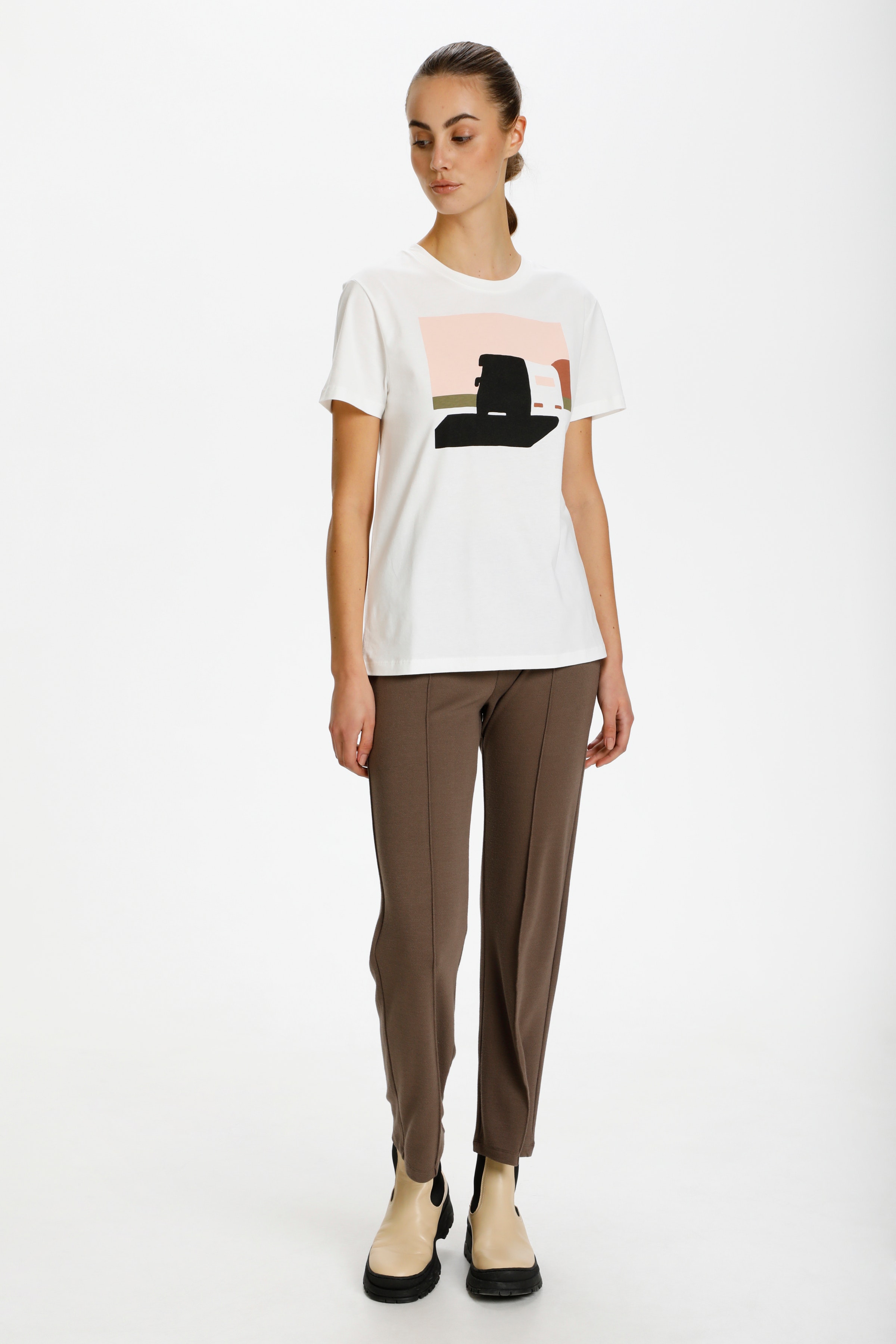 SLJoleen T-shirt SS LOOKBOOK FRONT 30405564-111001