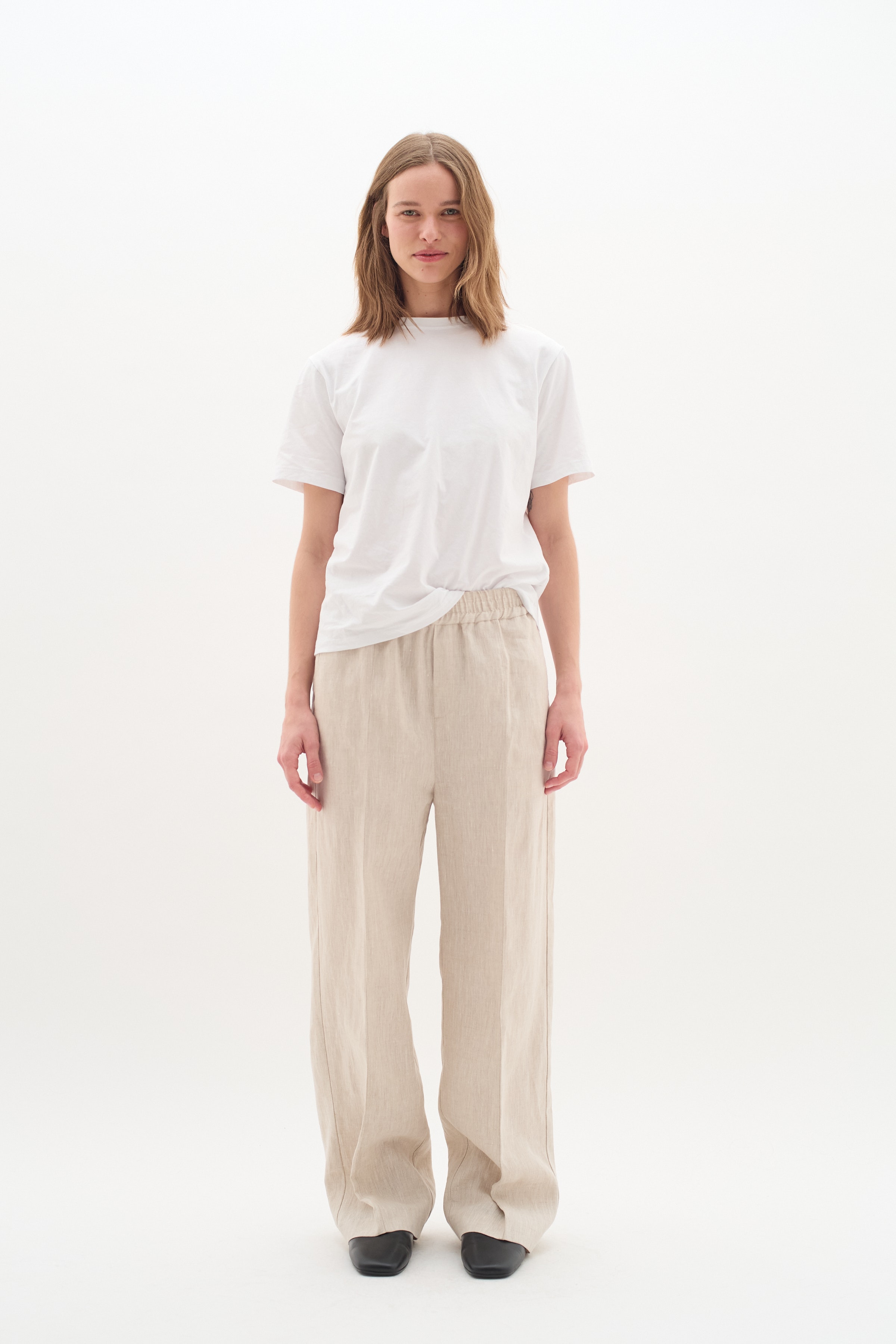 XiniaIW Linnen Trousers LOOKBOOK FRONT 30109322-1304031