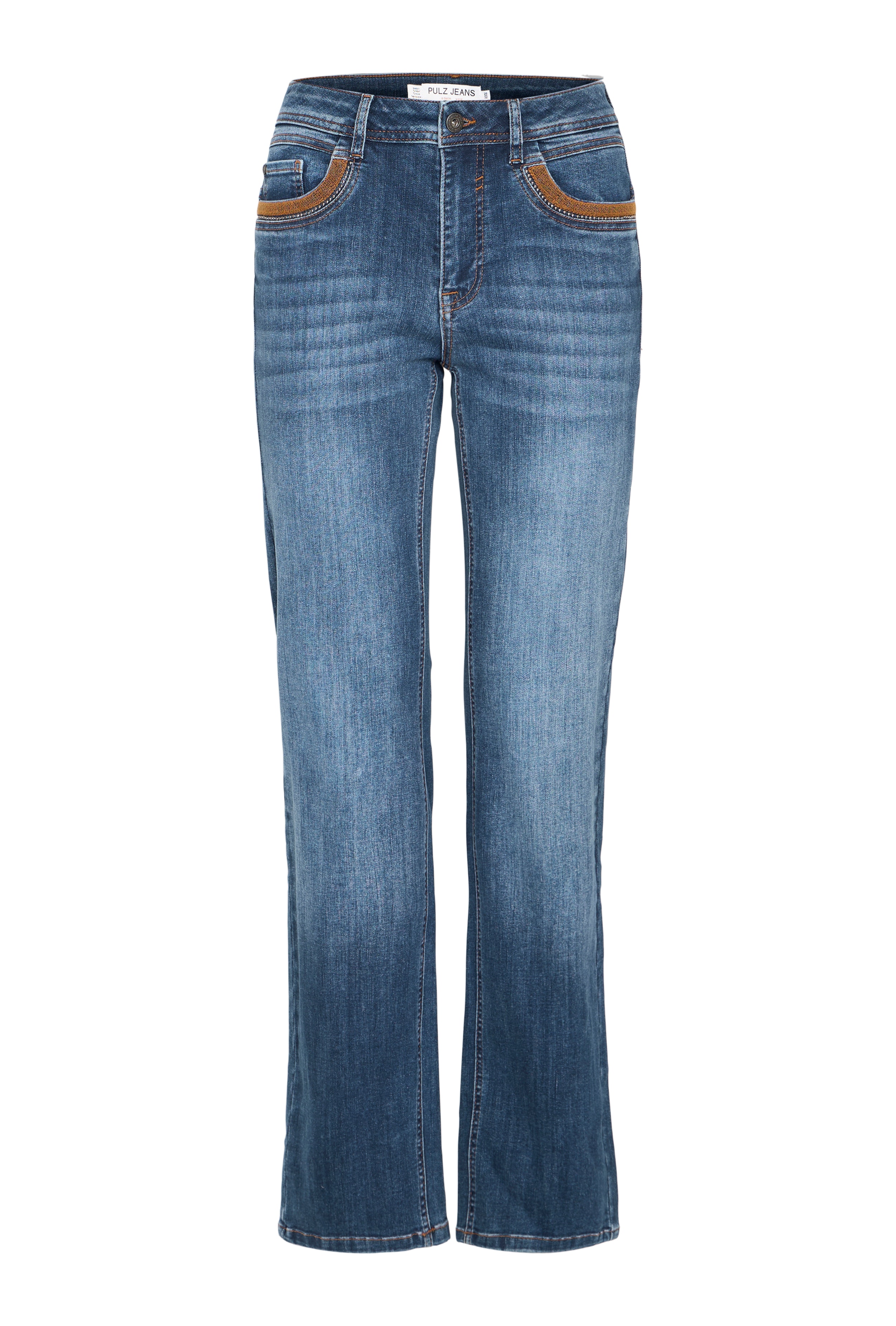 PZELLE HW Jeans Straight Leg PACK FRONT 50208008-200002