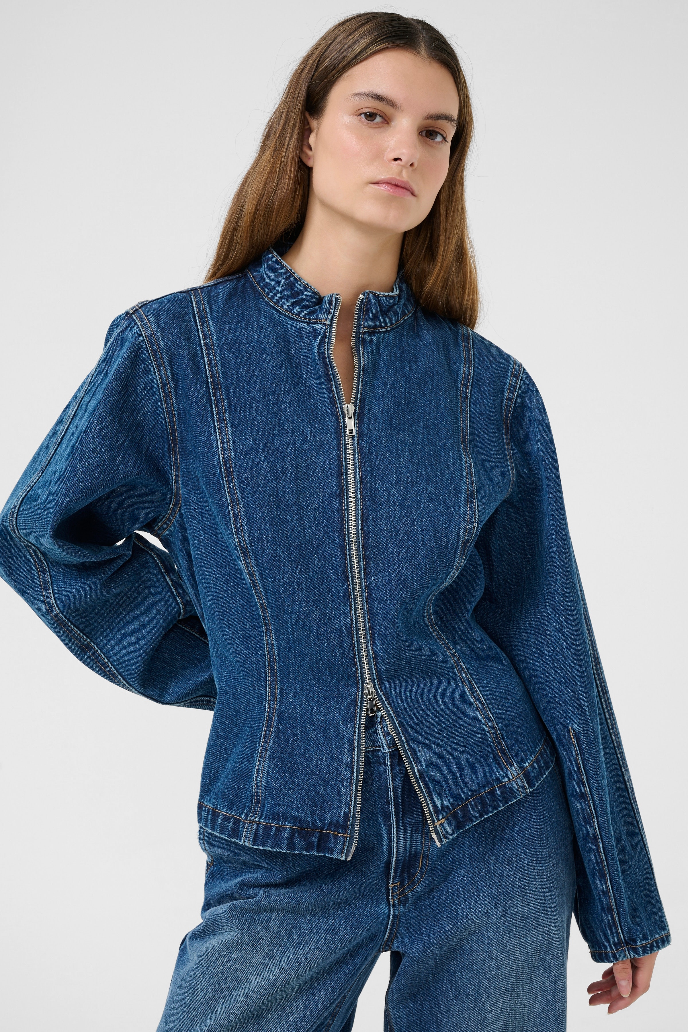 KBBonnie Denim jacket LOOKBOOK FRONT 10105650-103368