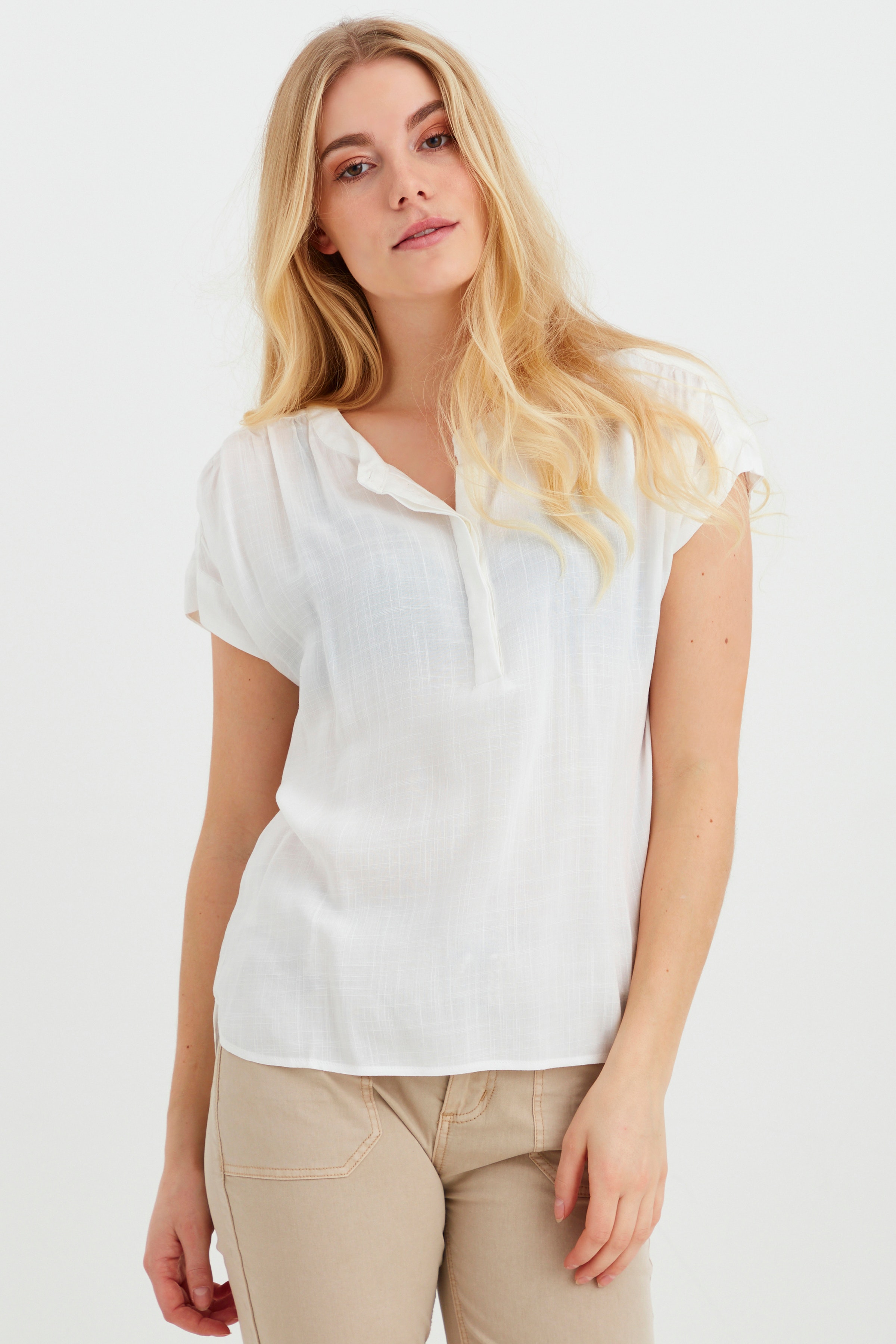 Kortærmet bluse LOOKBOOK FRONT 20609308-110602