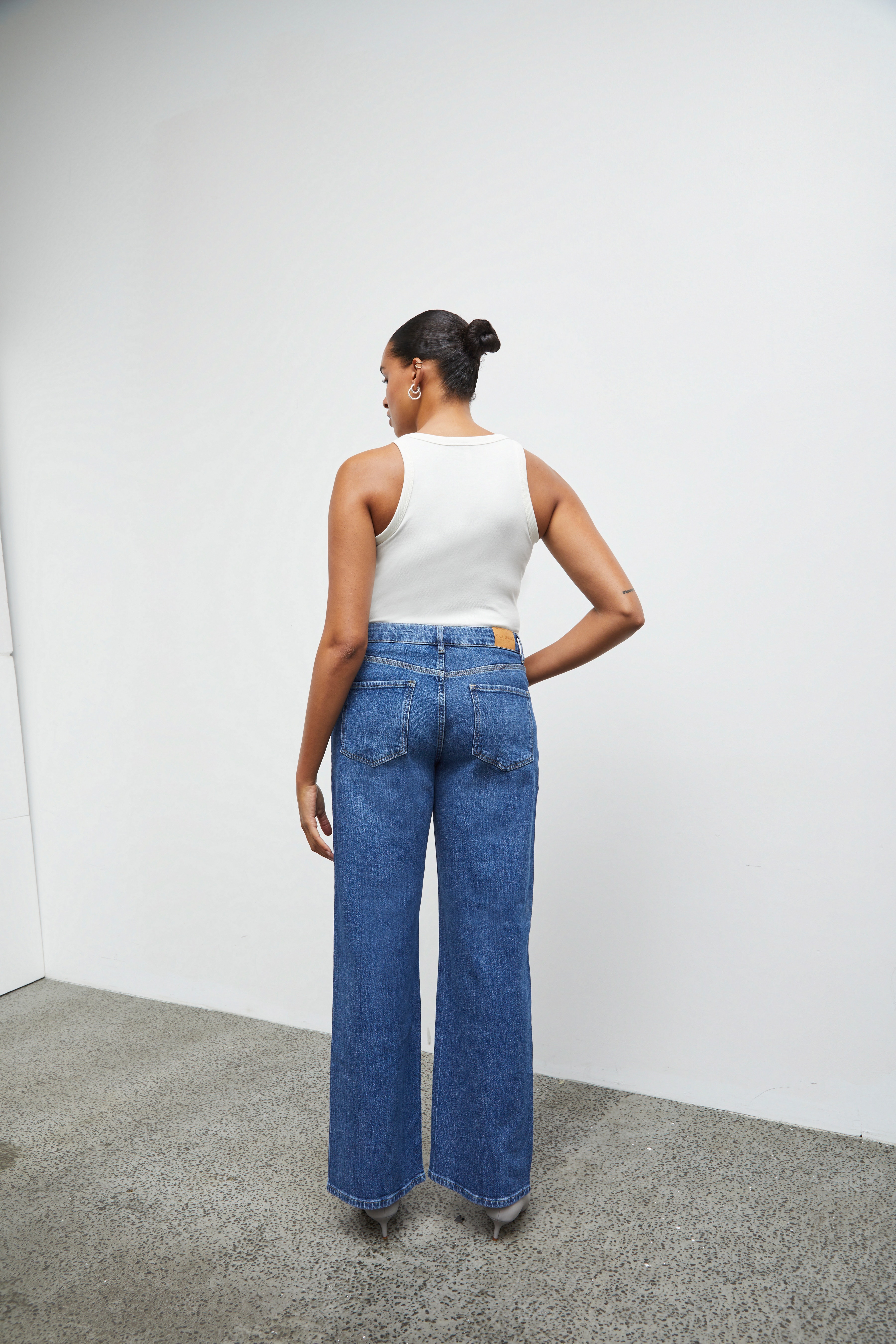 PZVEGA HW Jeans Wide Leg LOCATION NONE 50207173-200005