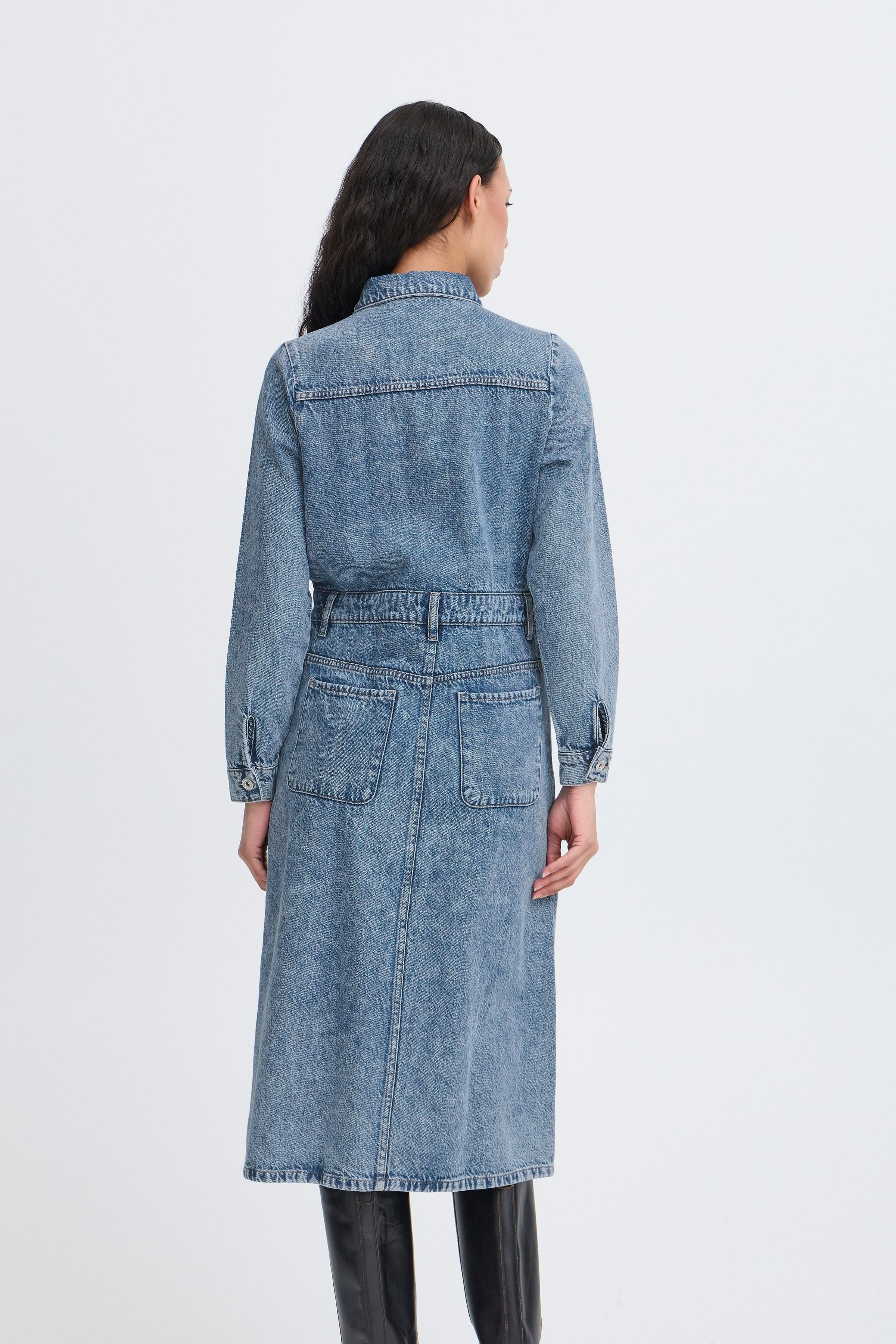 IHMINDA Kjole LOOKBOOK FRONT 20124130-19037