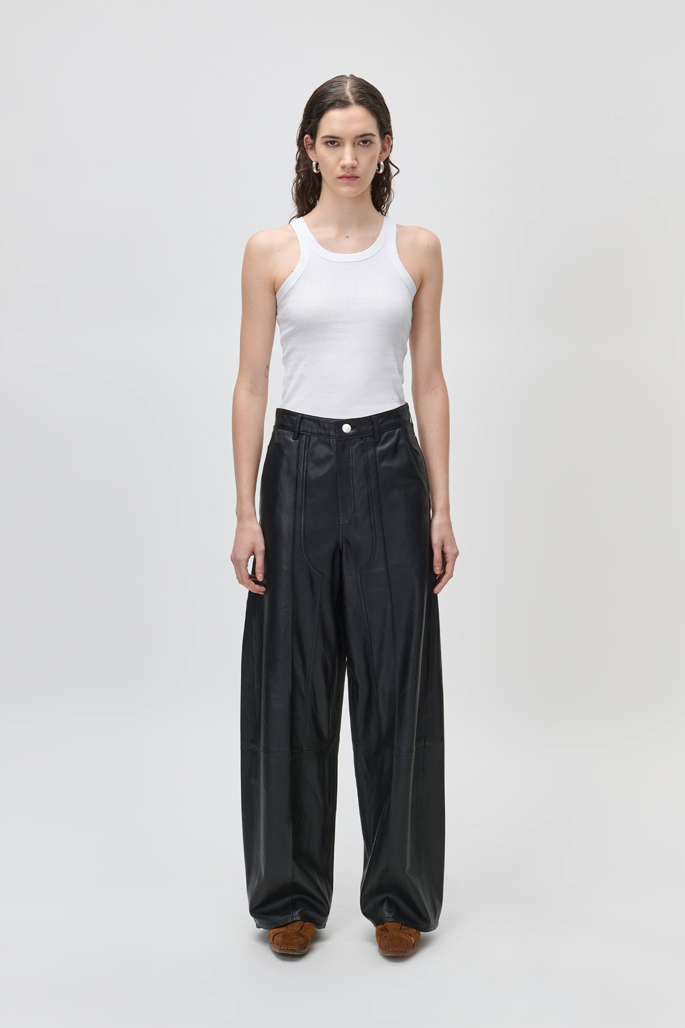 LESLIE Trousers LOOKBOOK FRONT 30600691-BK999