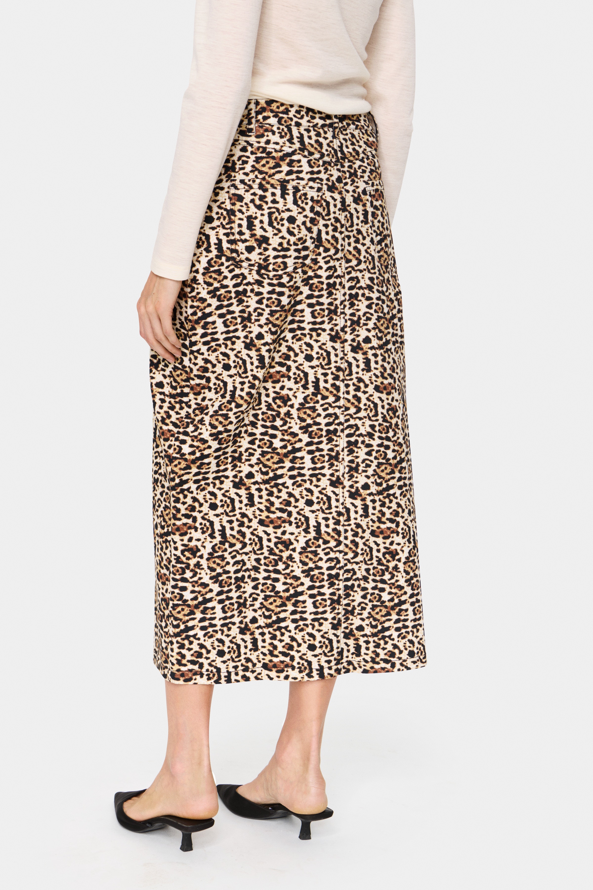 ZeekaSZ Leopard Nederdel LOOKBOOK BACK 30514044-303847