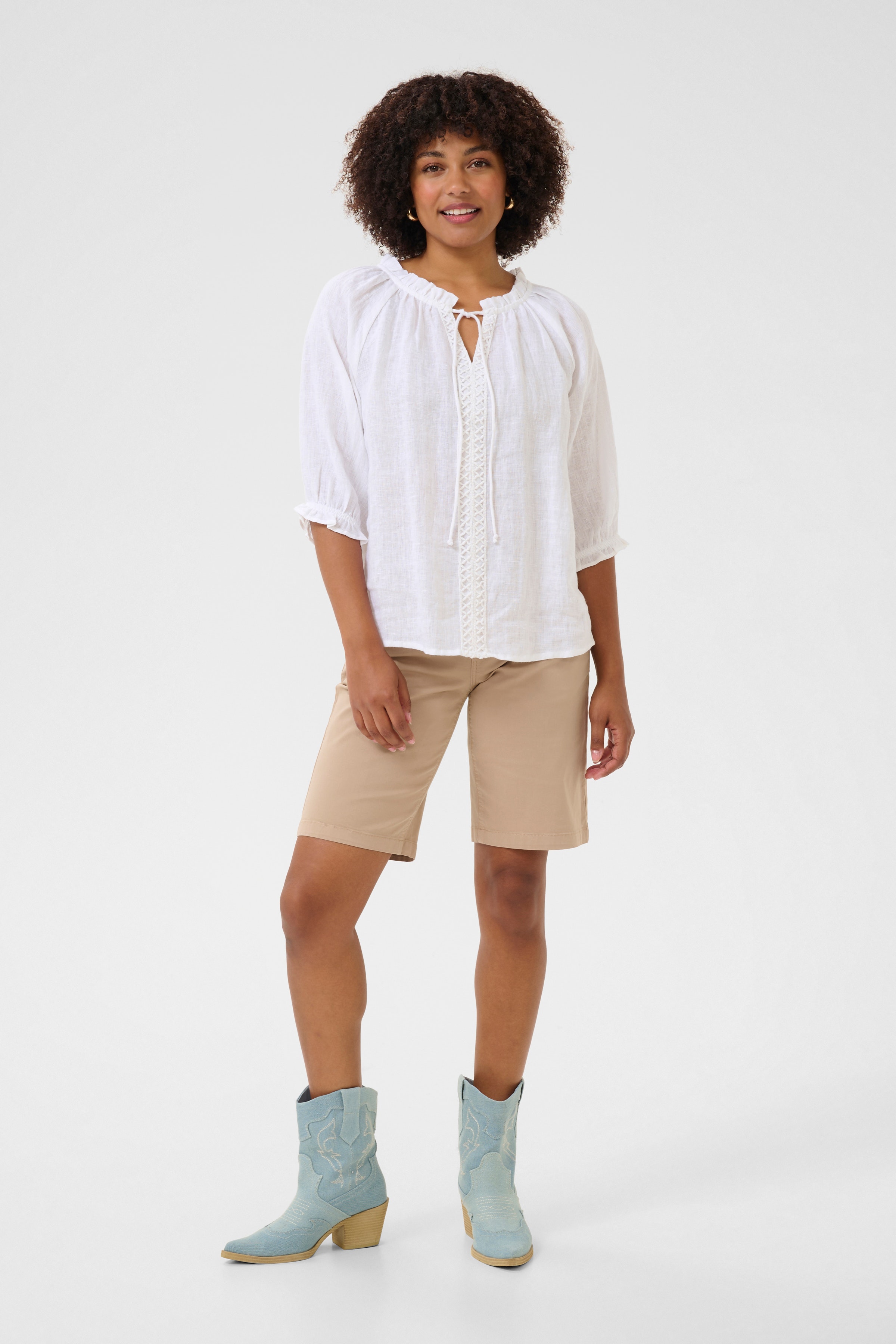 CRBellis Linen blouse LOOKBOOK FRONT 10613469-110602